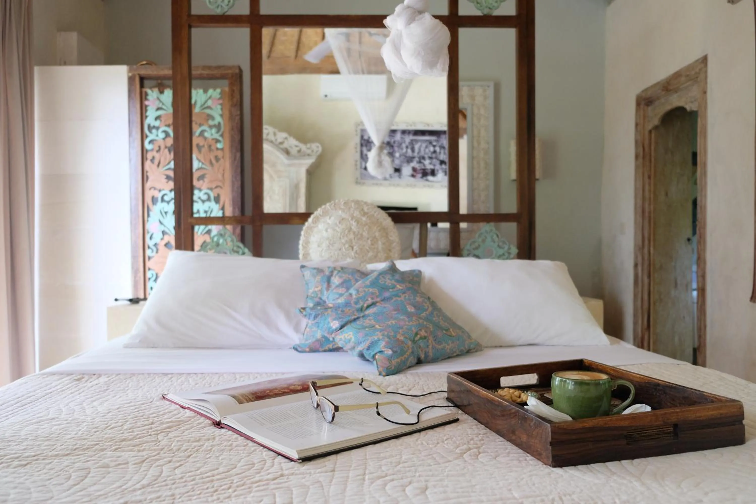 Bed in BoHo Bingin Beach Bali