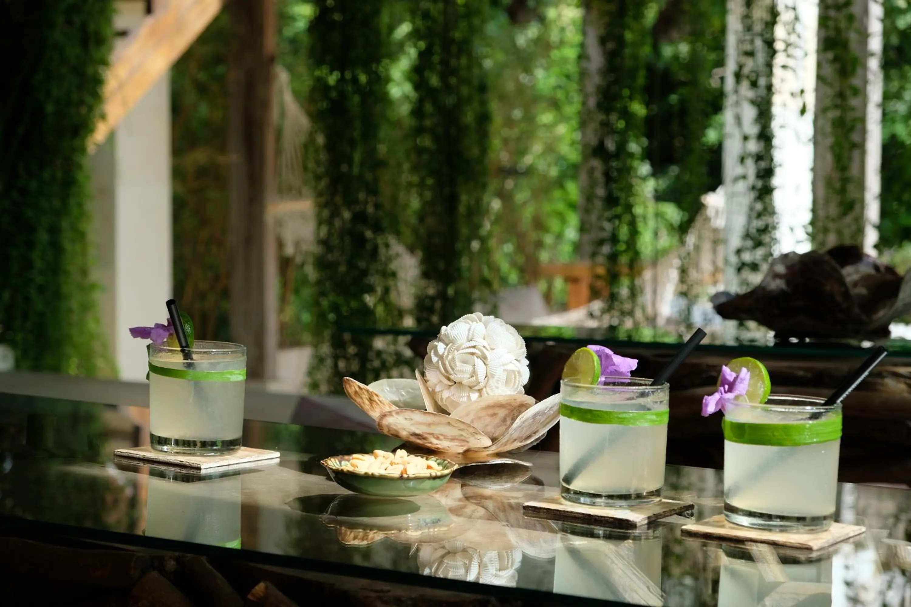 Drinks in BoHo Bingin Beach Bali