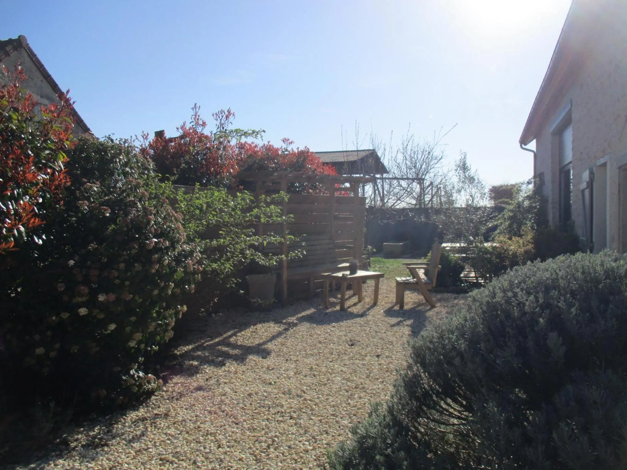 Garden in la grange aux hirondelles