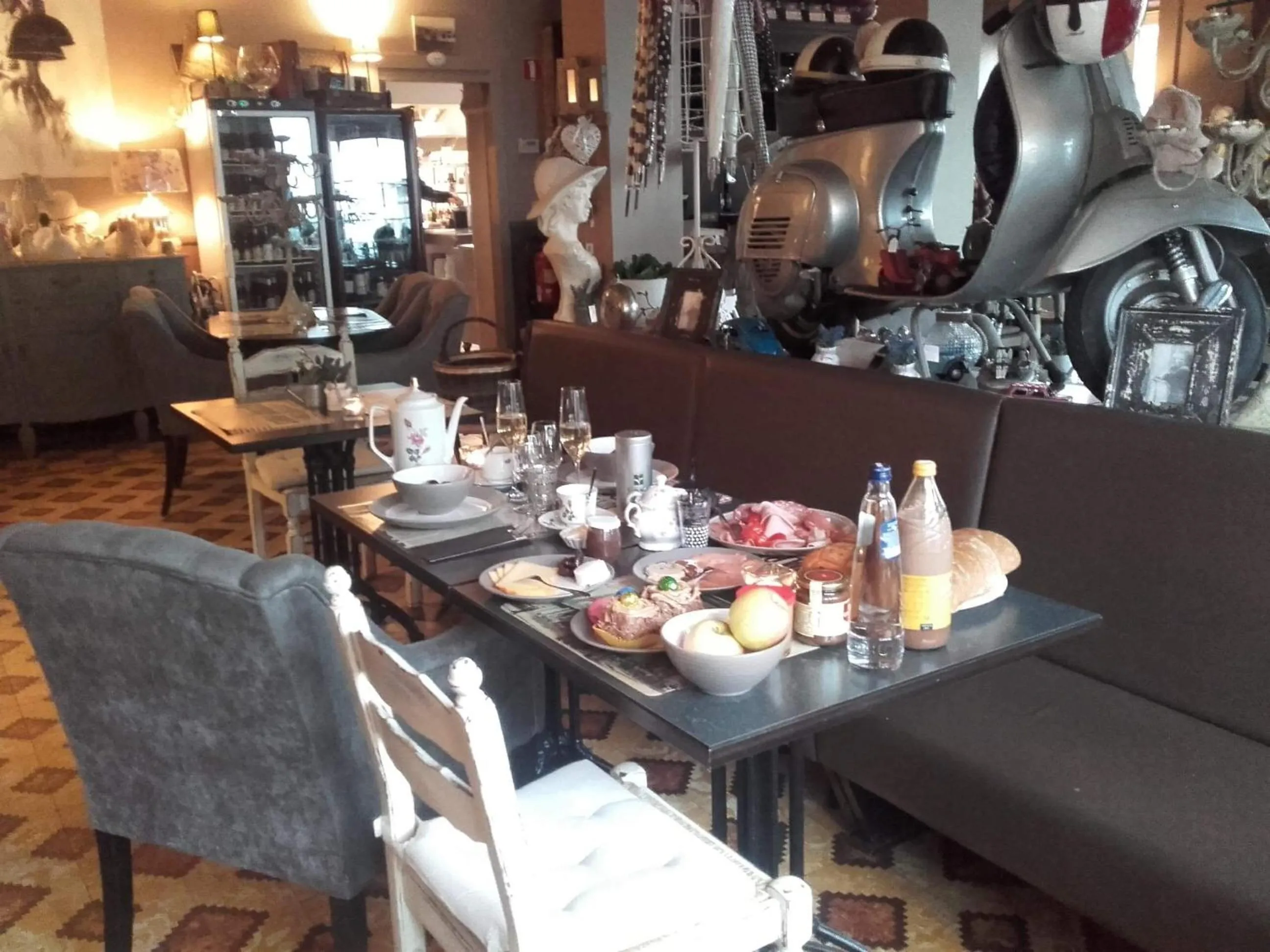 Buffet breakfast in Le Relais de Chassepierre