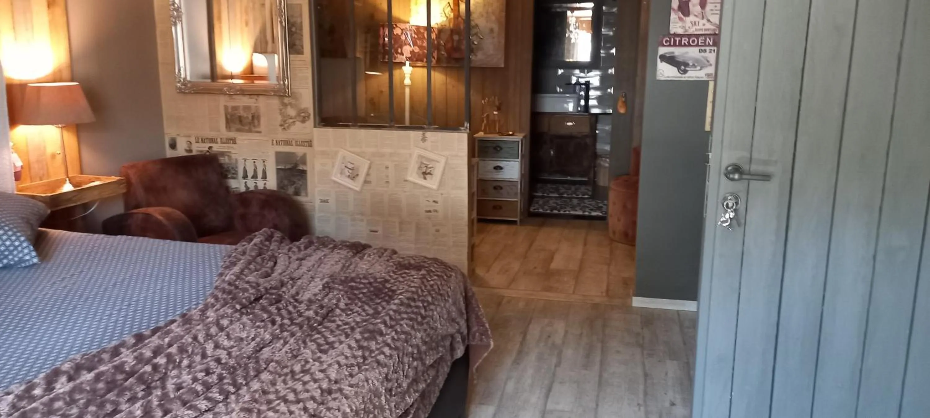 Bed in Le Relais de Chassepierre