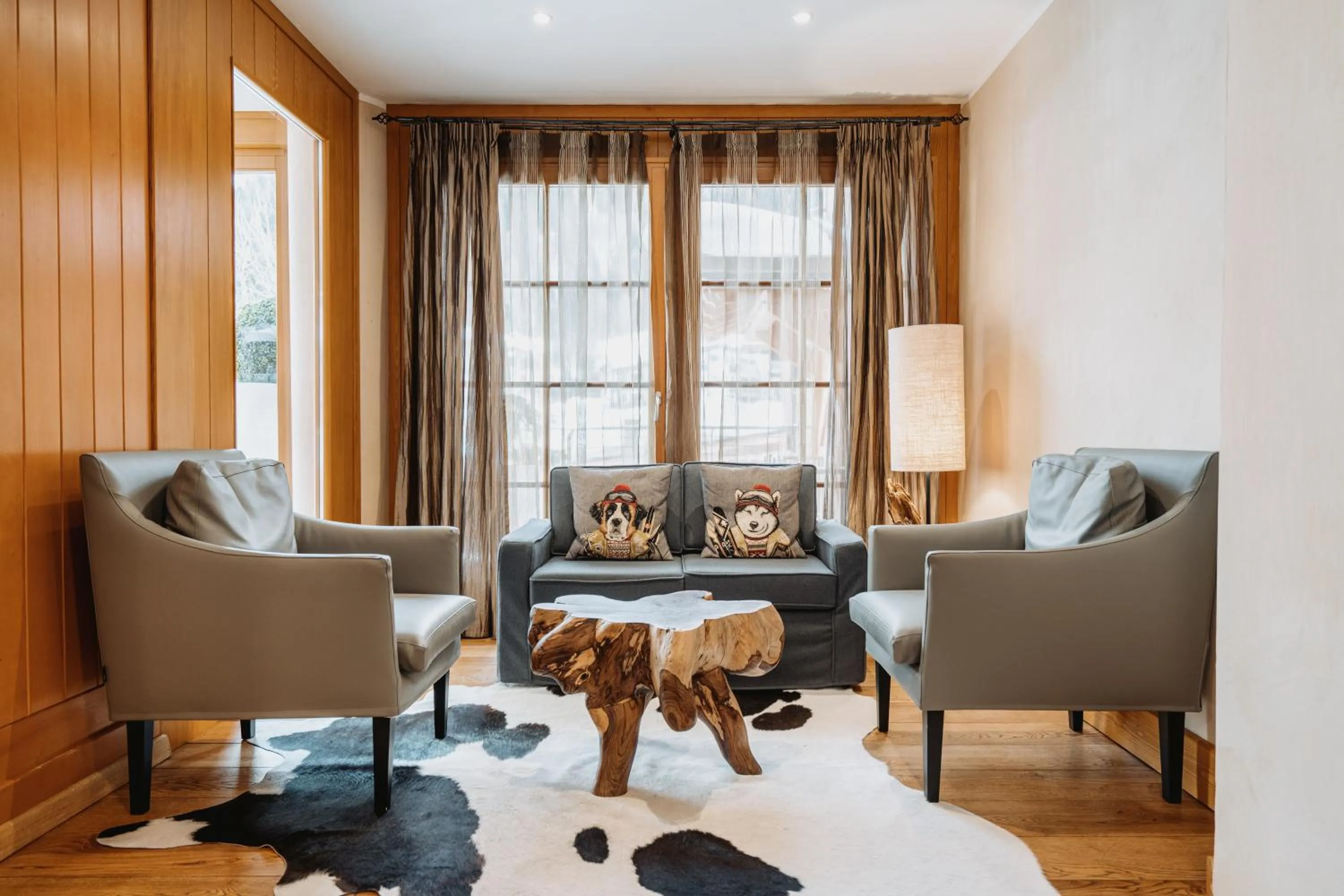 Living room in Hotel Chalet Del Brenta