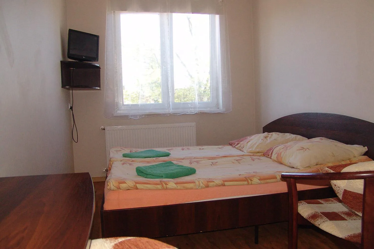 Bed in Willa Białe Piaski Pokoje i Noclegi Białogóra