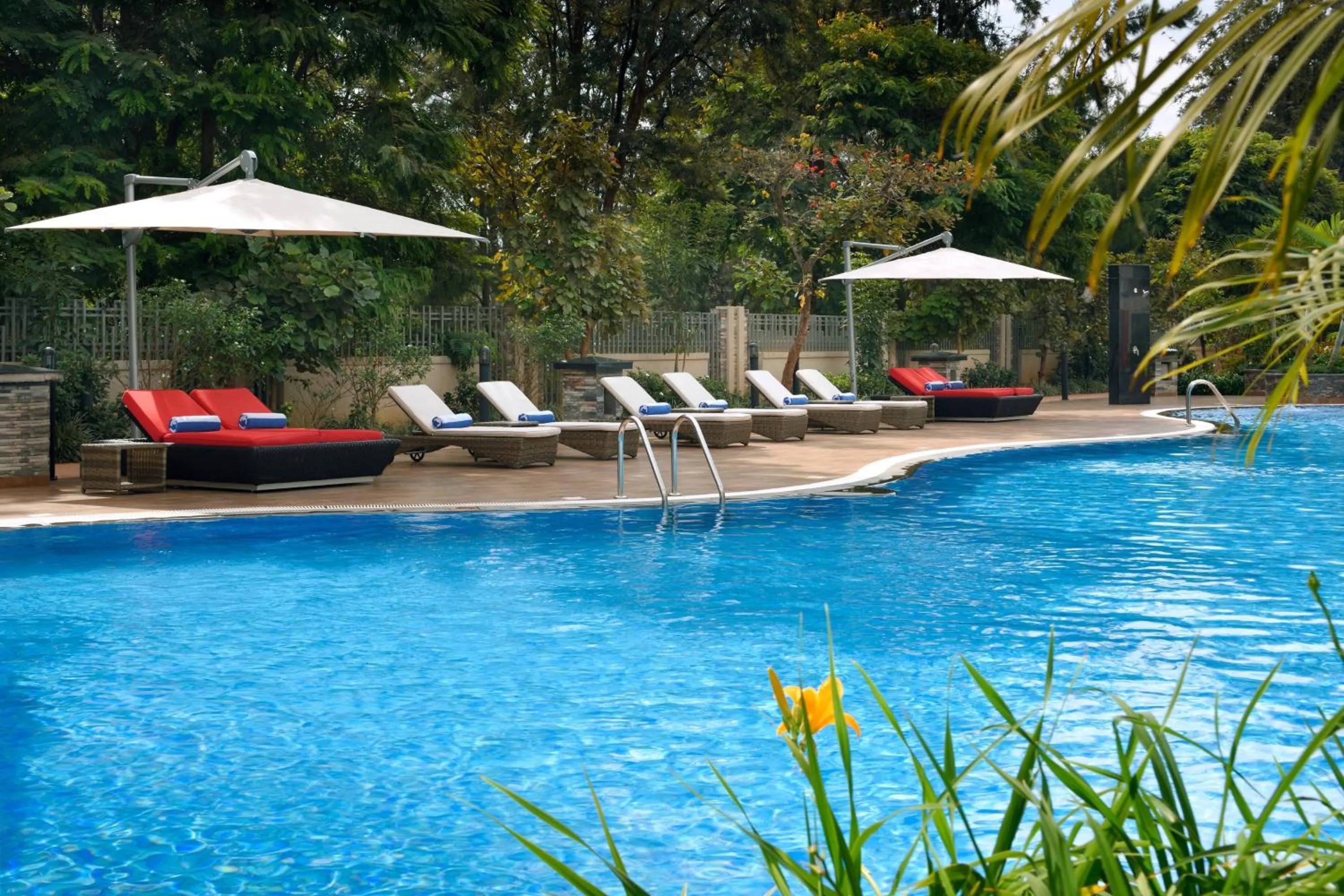 Swimming pool in Kigali Marriott Hotel