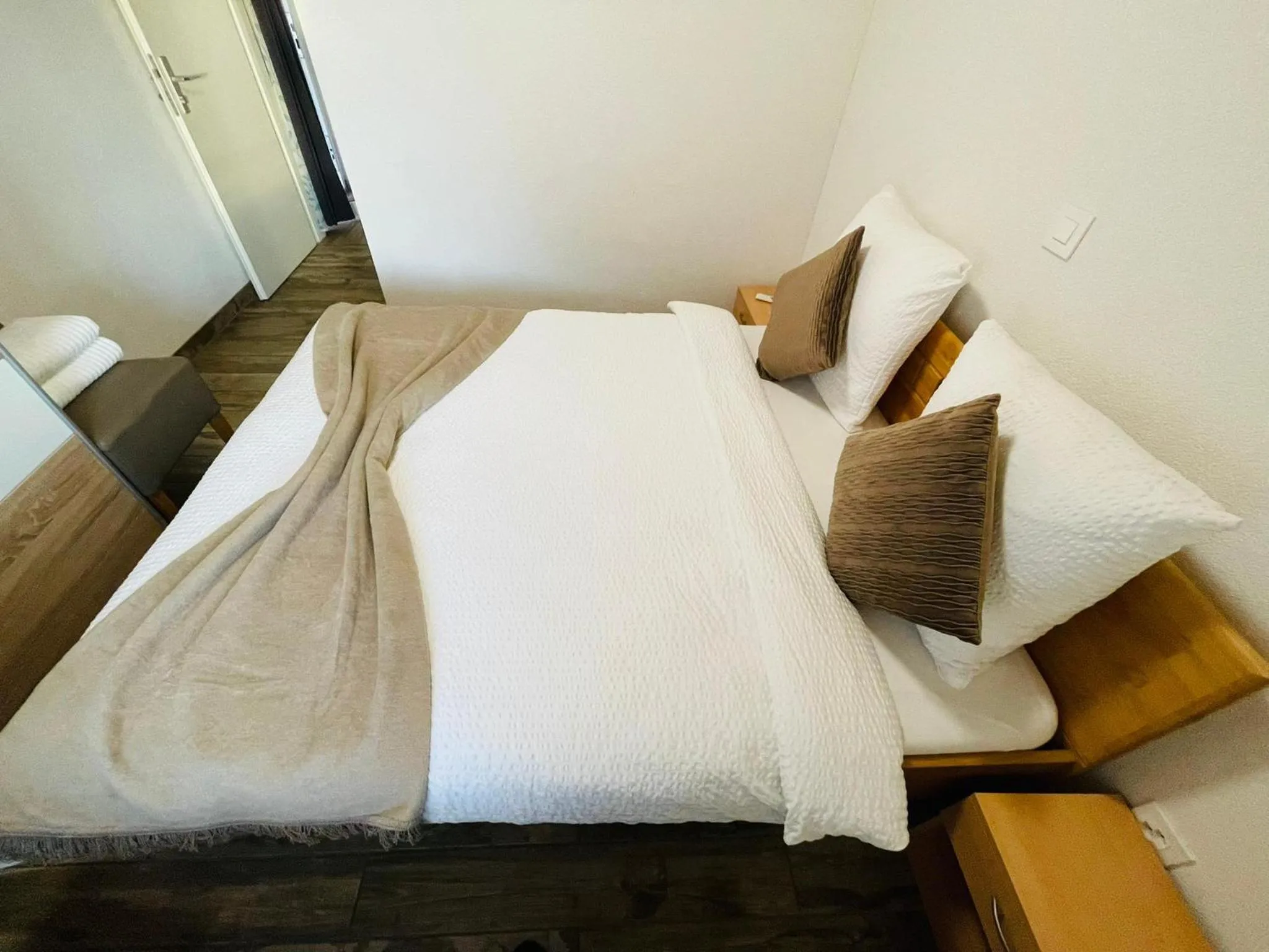 Bed in Swiss Chalet Holidays Ringgenberg