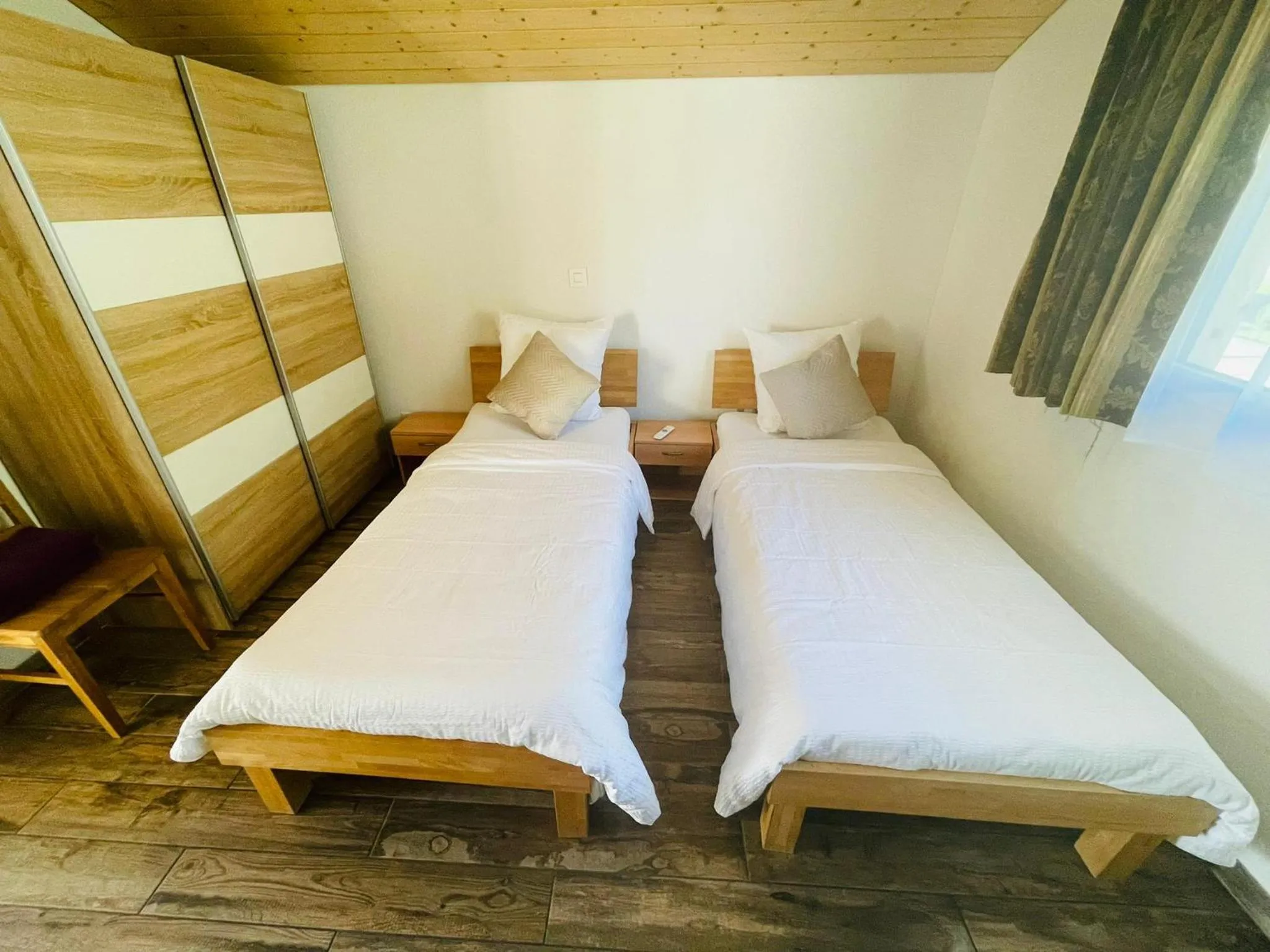 Bed in Swiss Chalet Holidays Ringgenberg