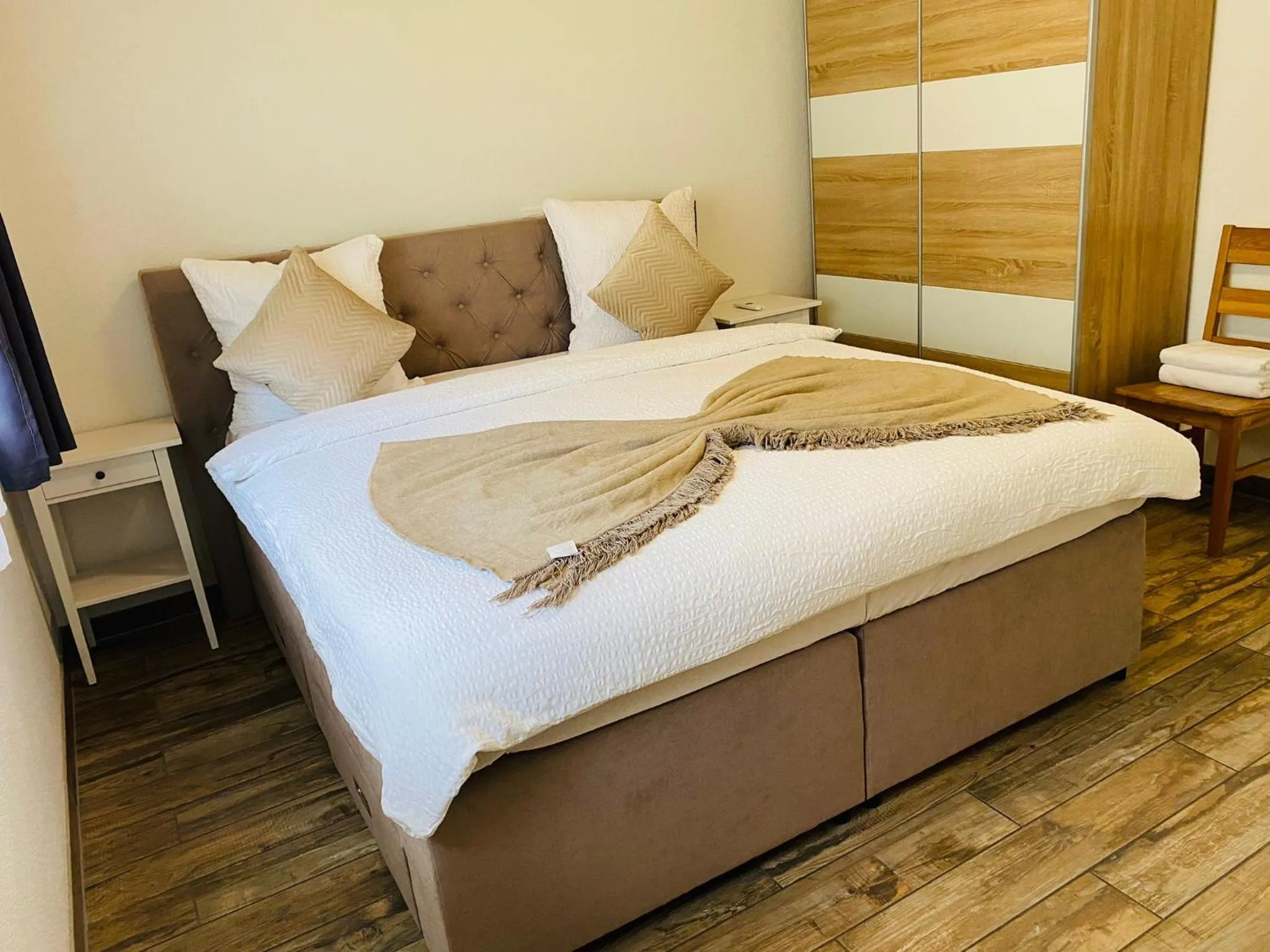 Bed in Swiss Chalet Holidays Ringgenberg