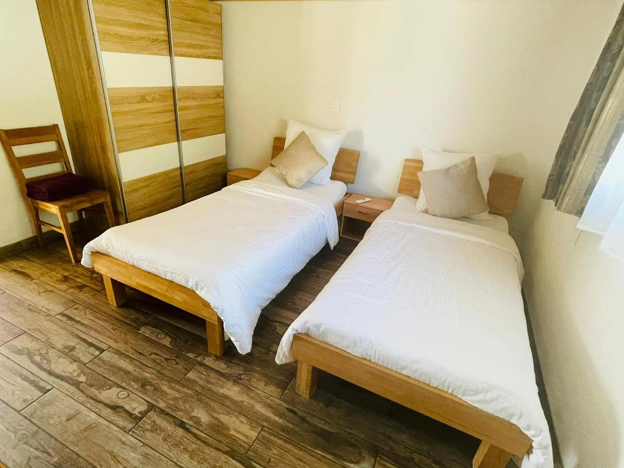 Bed in Swiss Chalet Holidays Ringgenberg