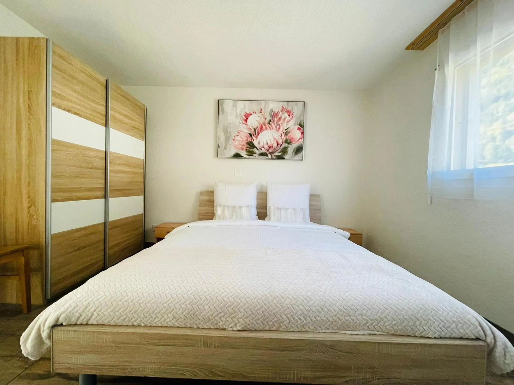 Bed in Swiss Chalet Holidays Ringgenberg