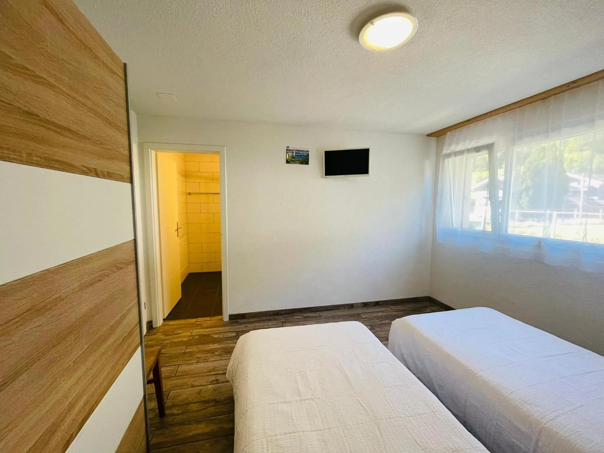 Bed in Swiss Chalet Holidays Ringgenberg