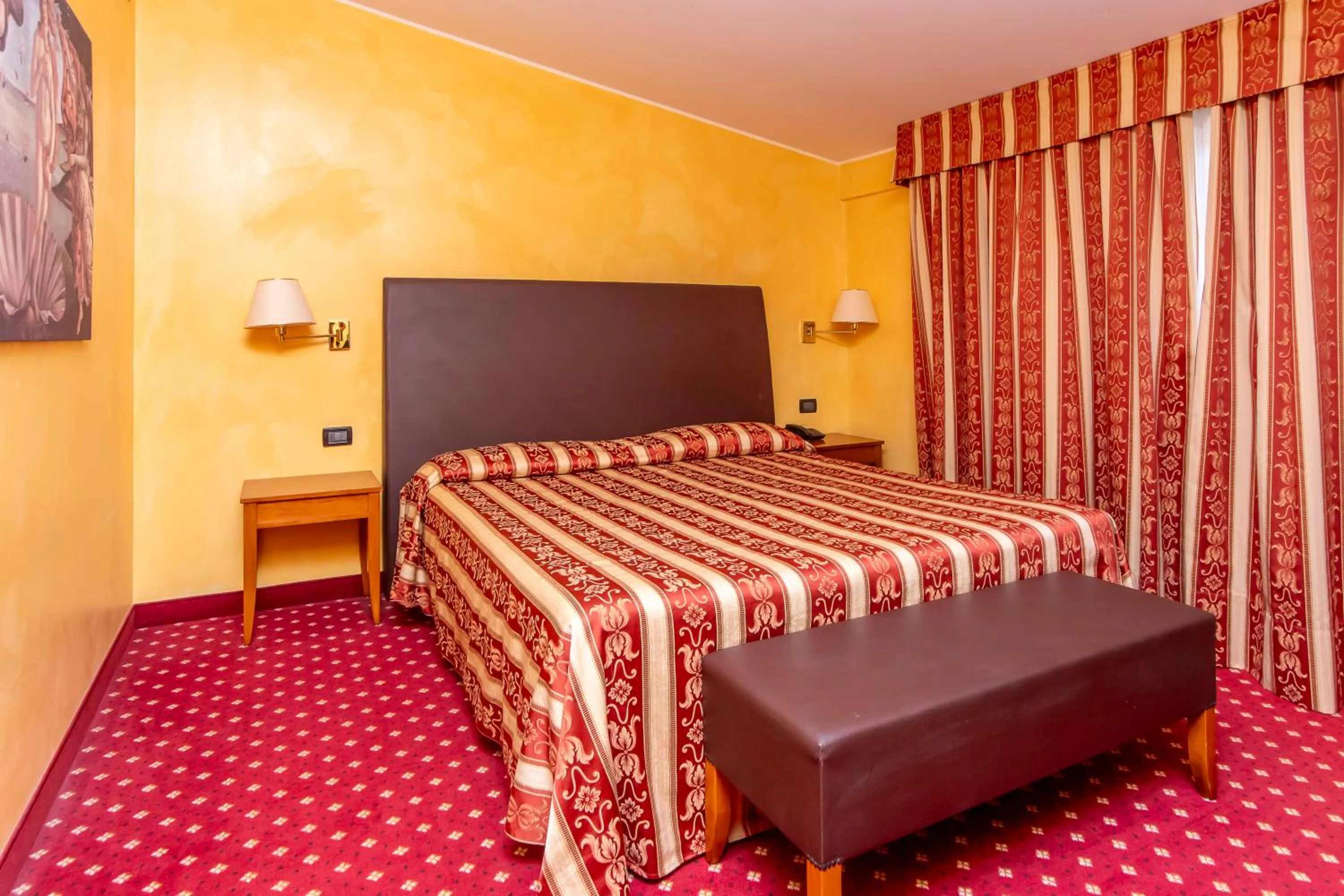 Bed in Hotel Riz B.B