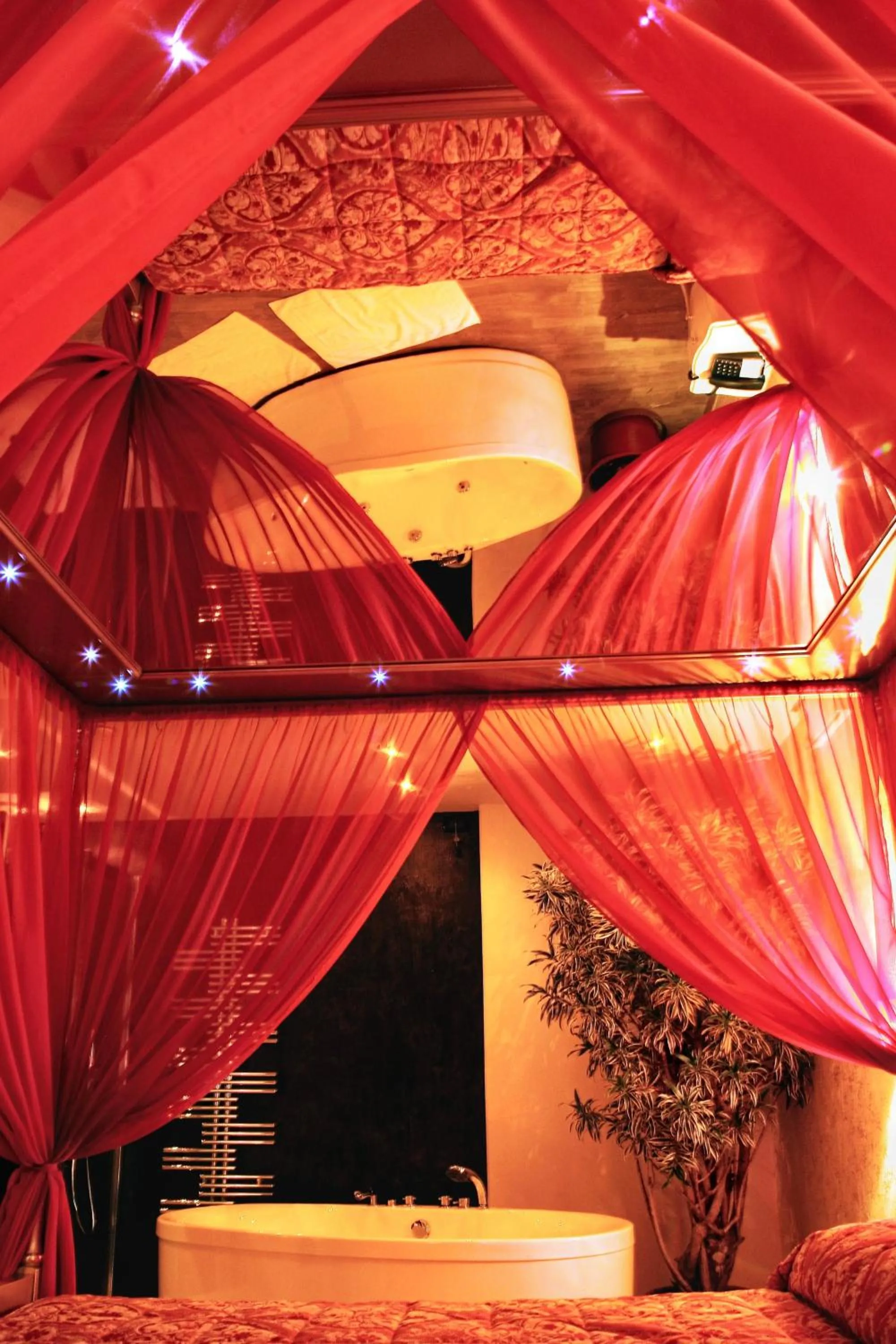 Bed in Hotel Riz B.B