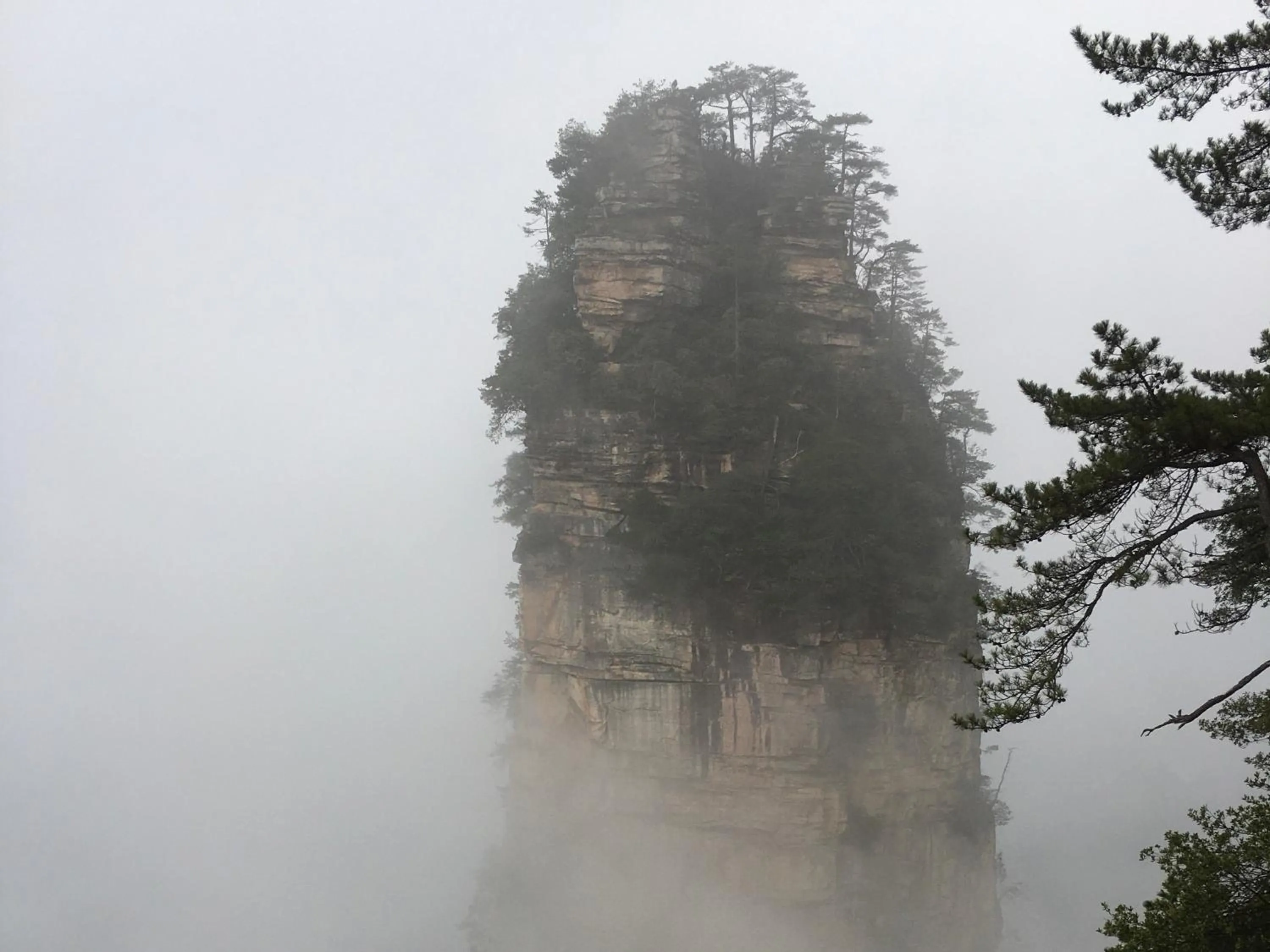 Natural landscape in Zhangjiajie Highlights Guesthouse