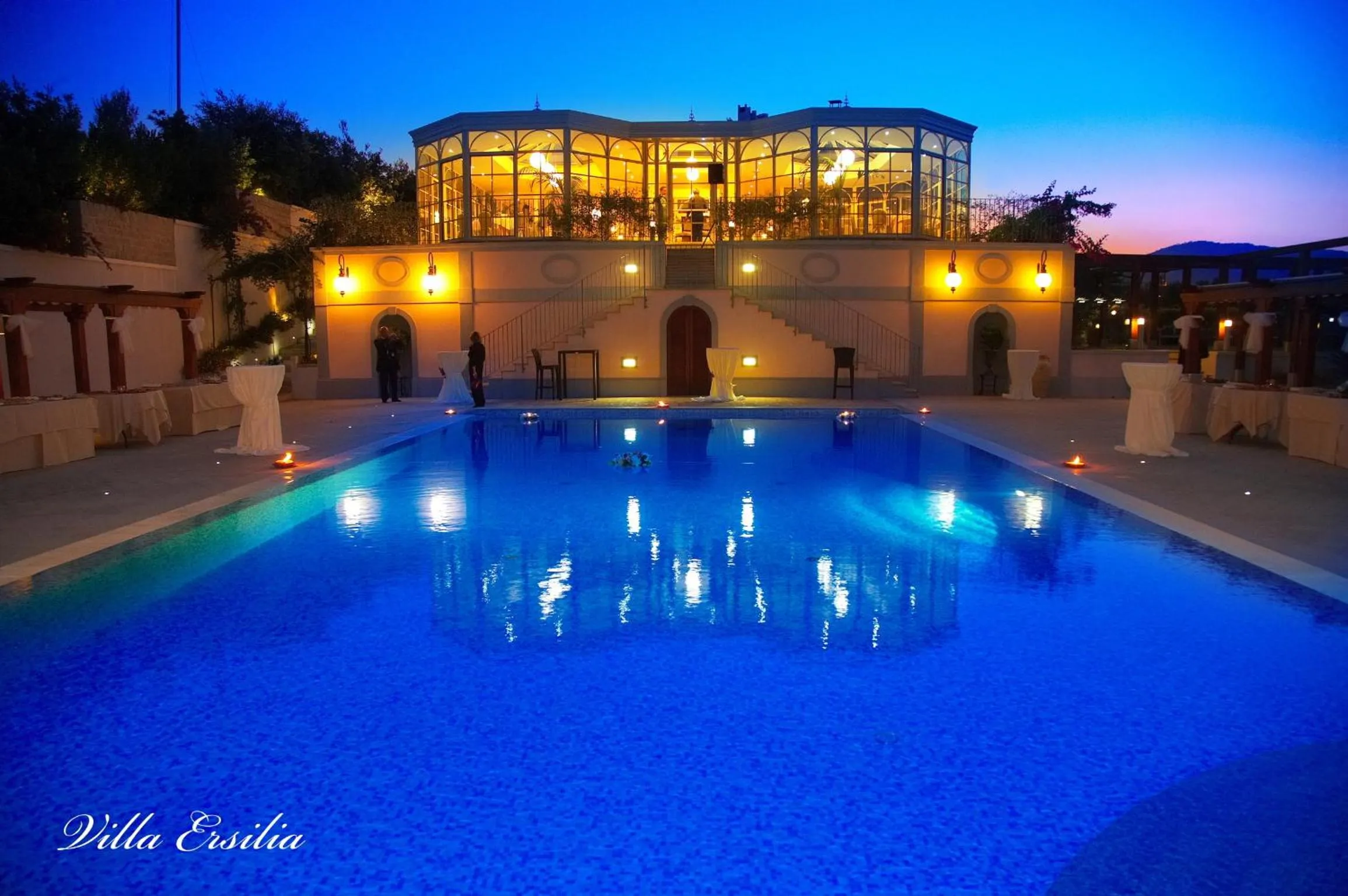 Facade/entrance in Villa Ersilia