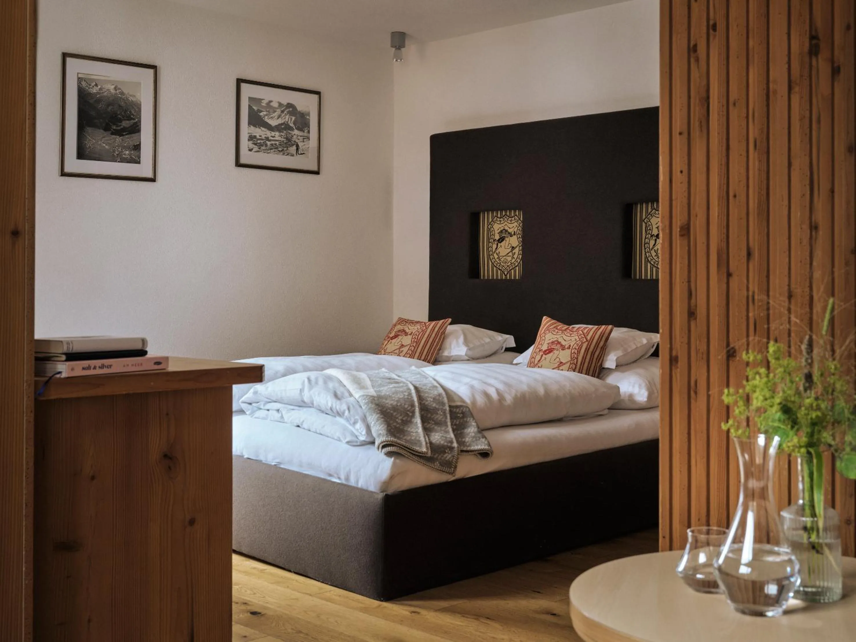 Bed in Hotel Sandhof