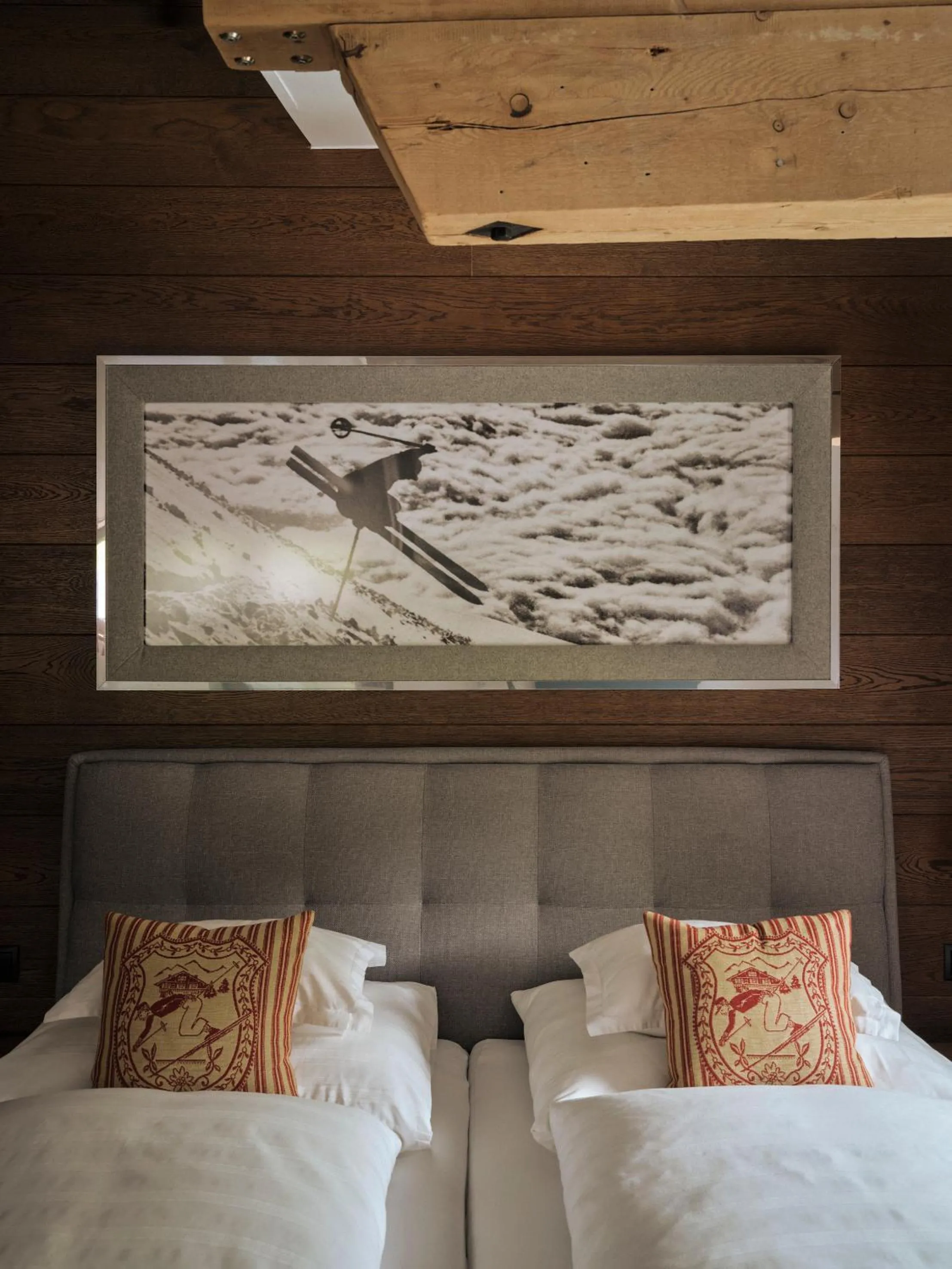 Bed in Hotel Sandhof