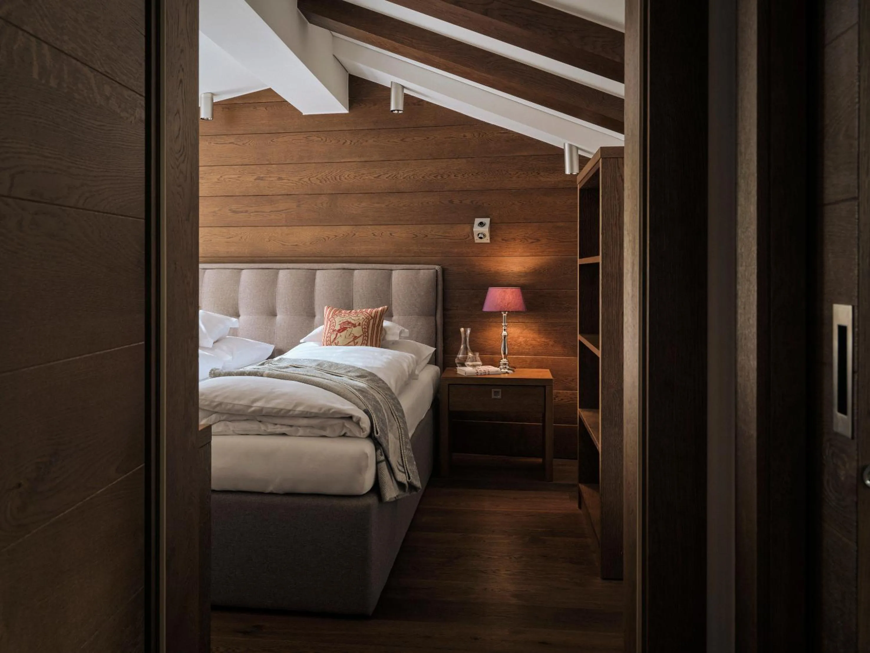 Bed in Hotel Sandhof