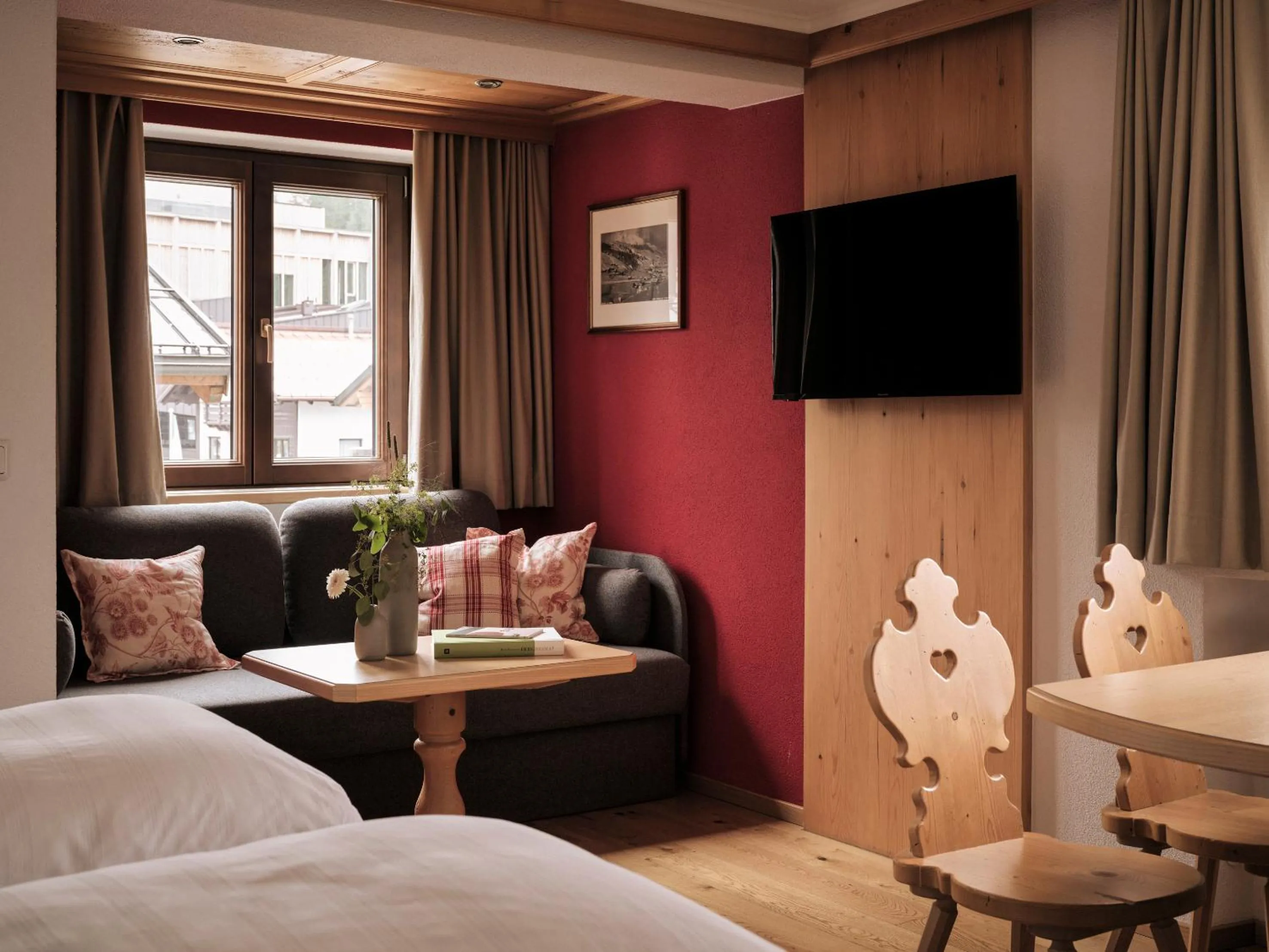 Bed in Hotel Sandhof