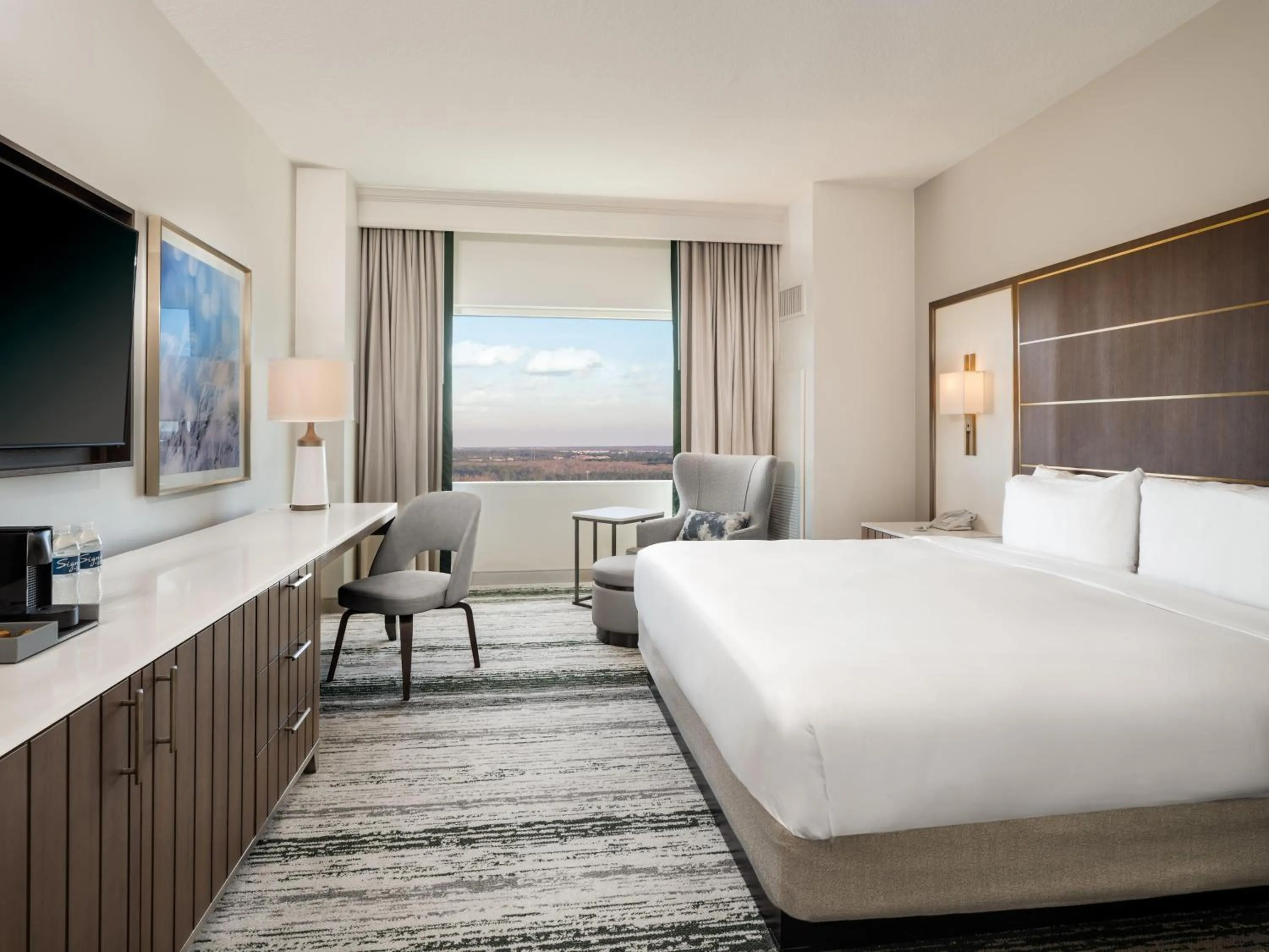 Bed in Signia by Hilton Orlando - An Official Walt Disney World Hotel