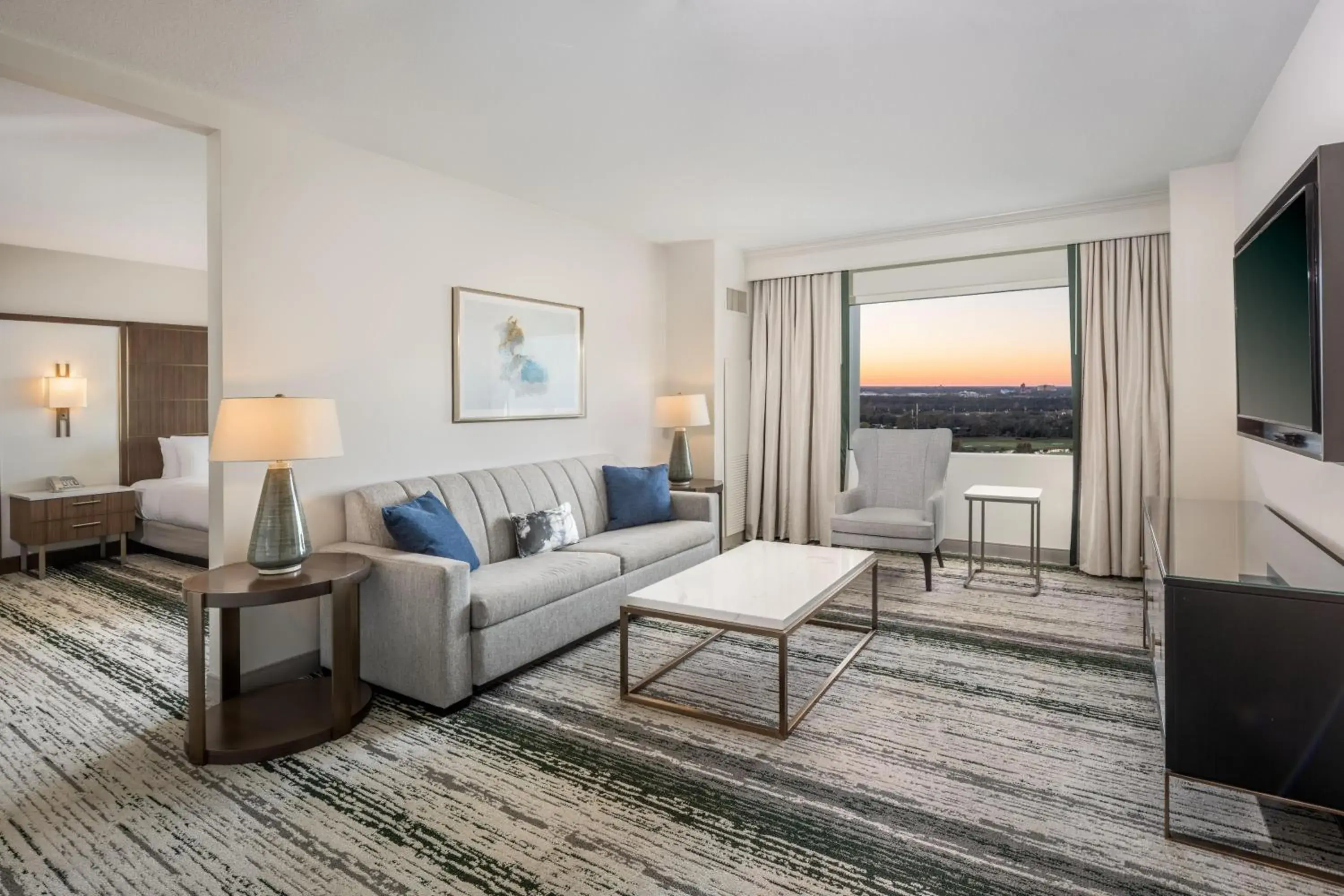 Junior King Suite in Signia by Hilton Orlando - An Official Walt Disney World Hotel Junior King Suite in Signia by Hilton Orlando - An Official Walt Disney World Hotel