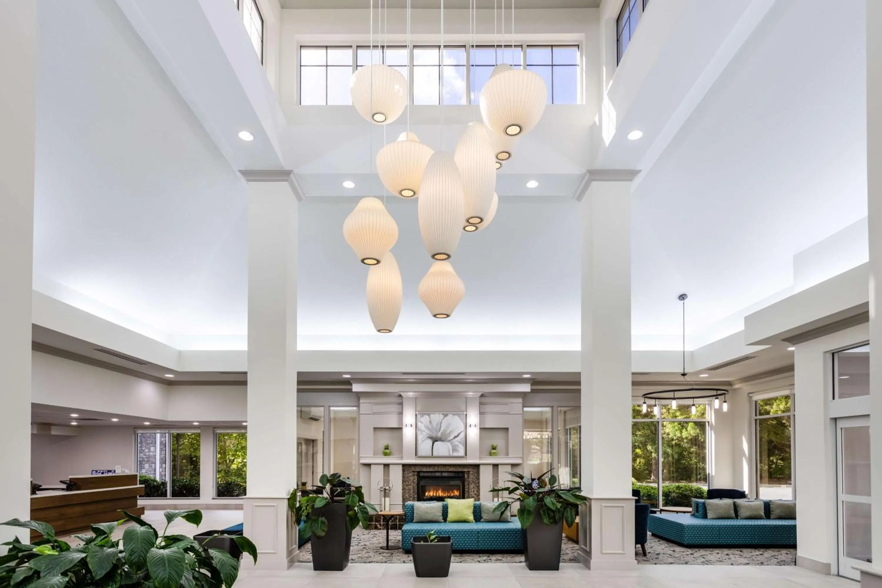 Lobby or reception in Hilton Garden Inn Winston-Salem/Hanes Mall