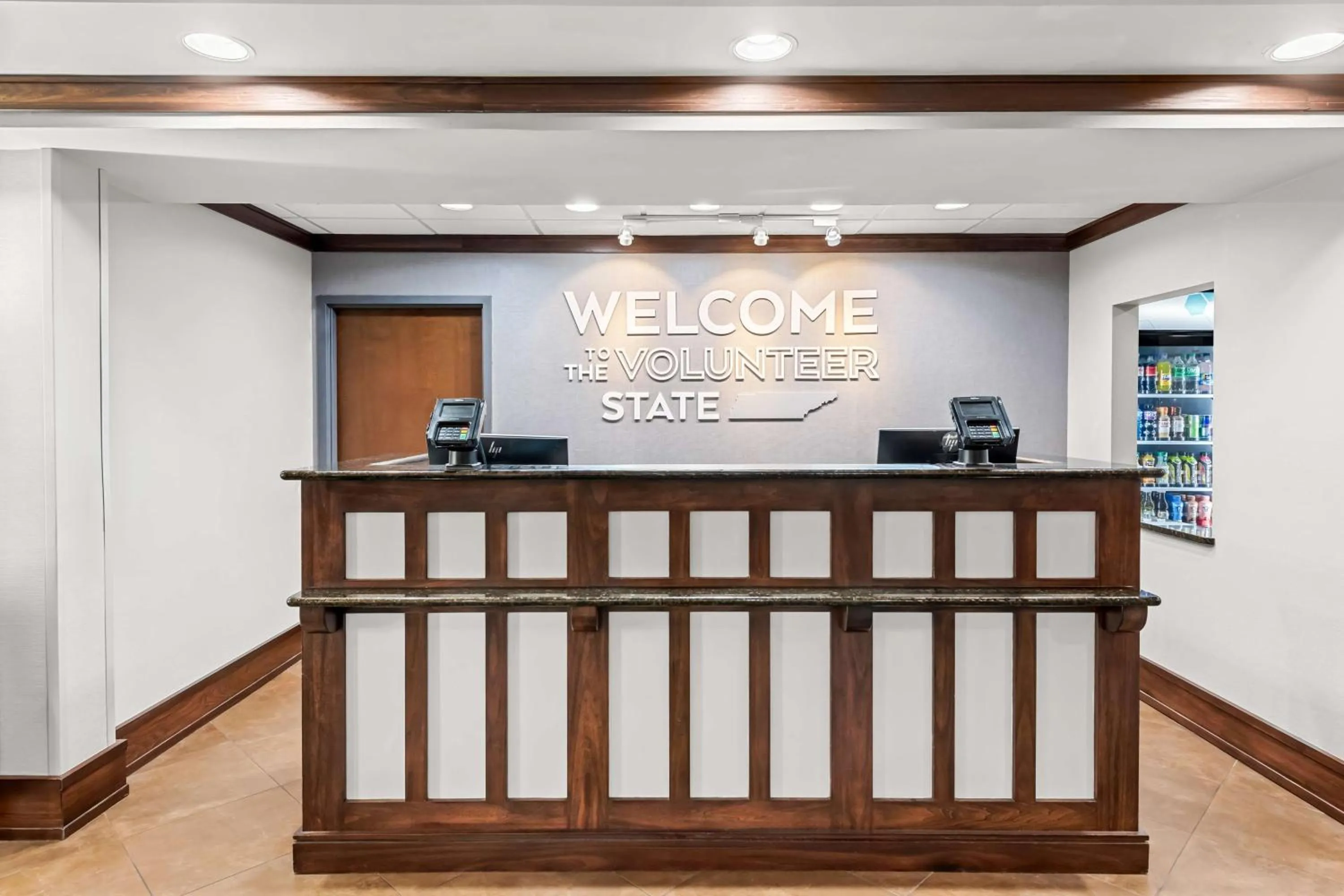 Lobby or reception in Hampton Inn Chattanooga-North