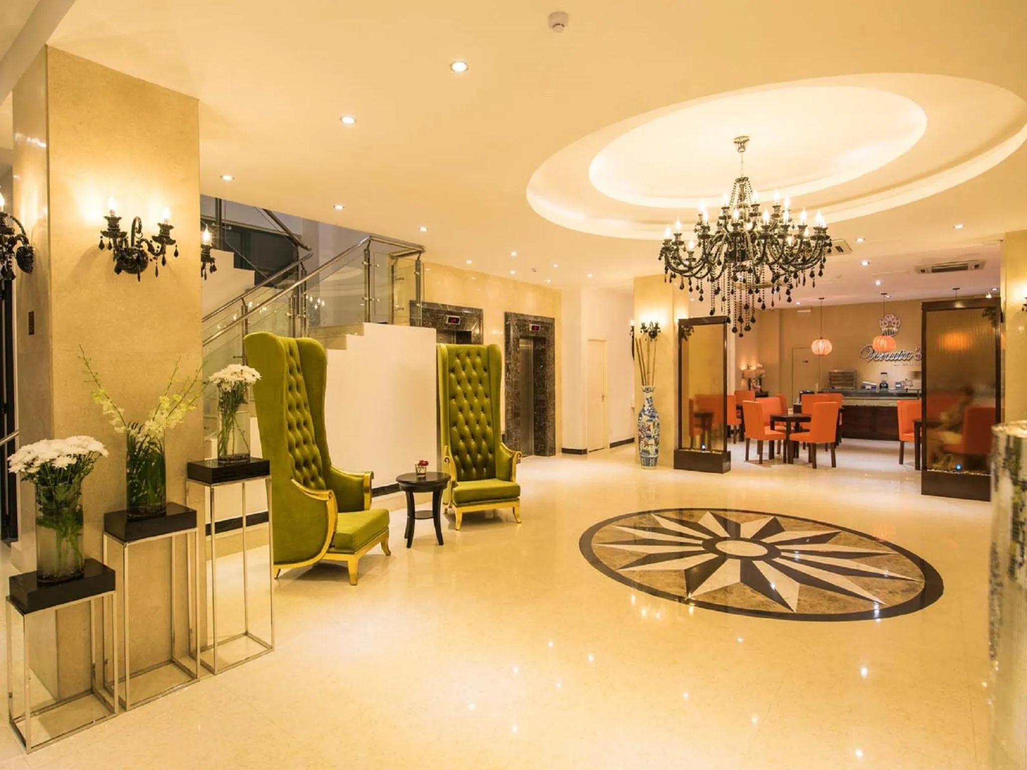 Lobby or reception in Palms Hotel