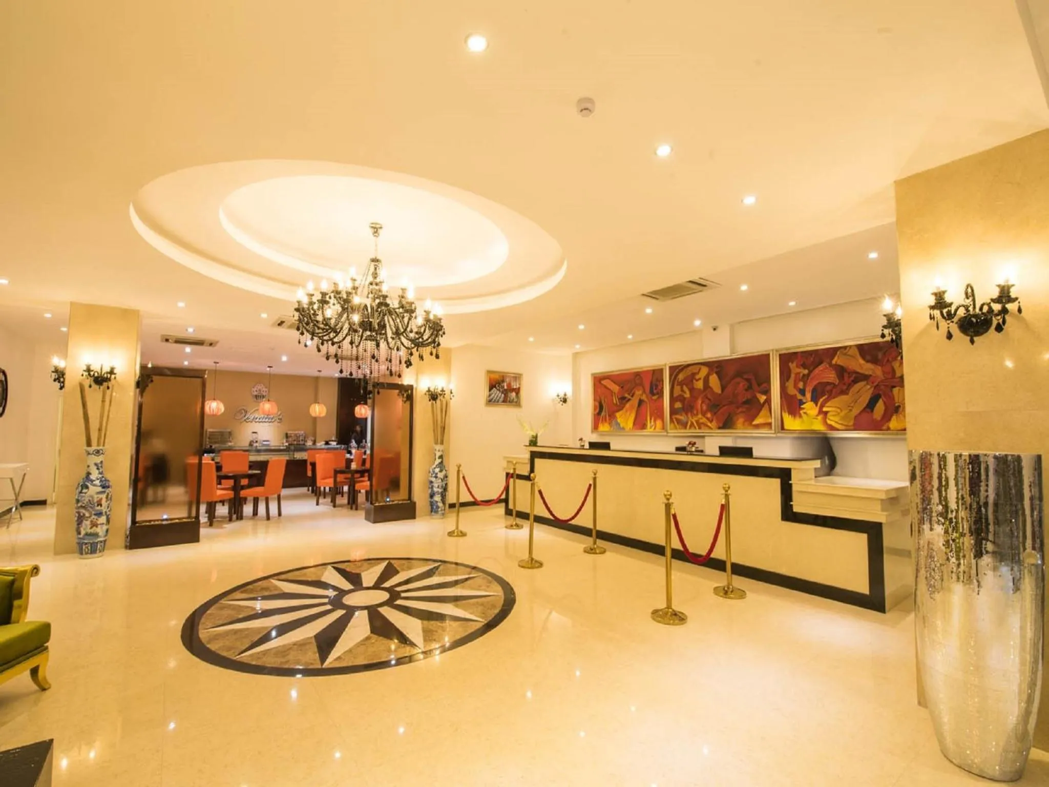 Lobby or reception in Palms Hotel