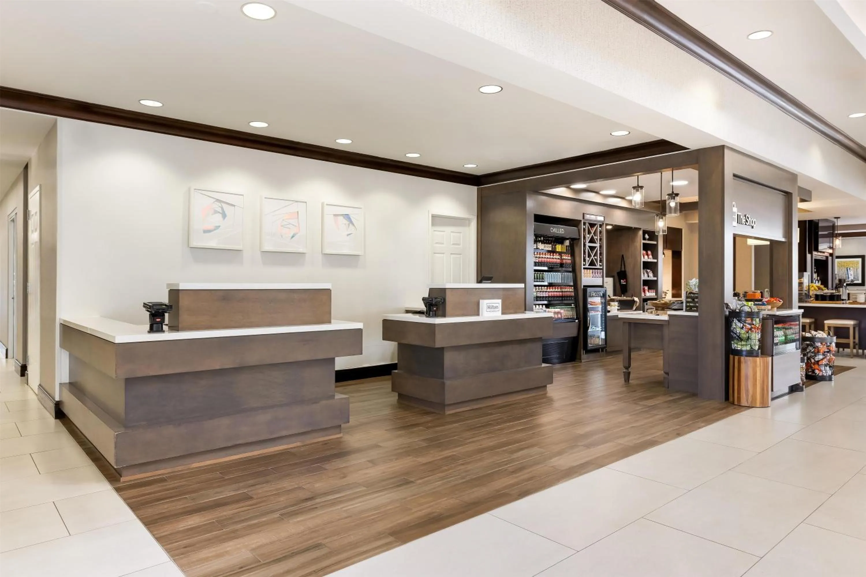 Lobby or reception in Hilton Garden Inn Dulles North