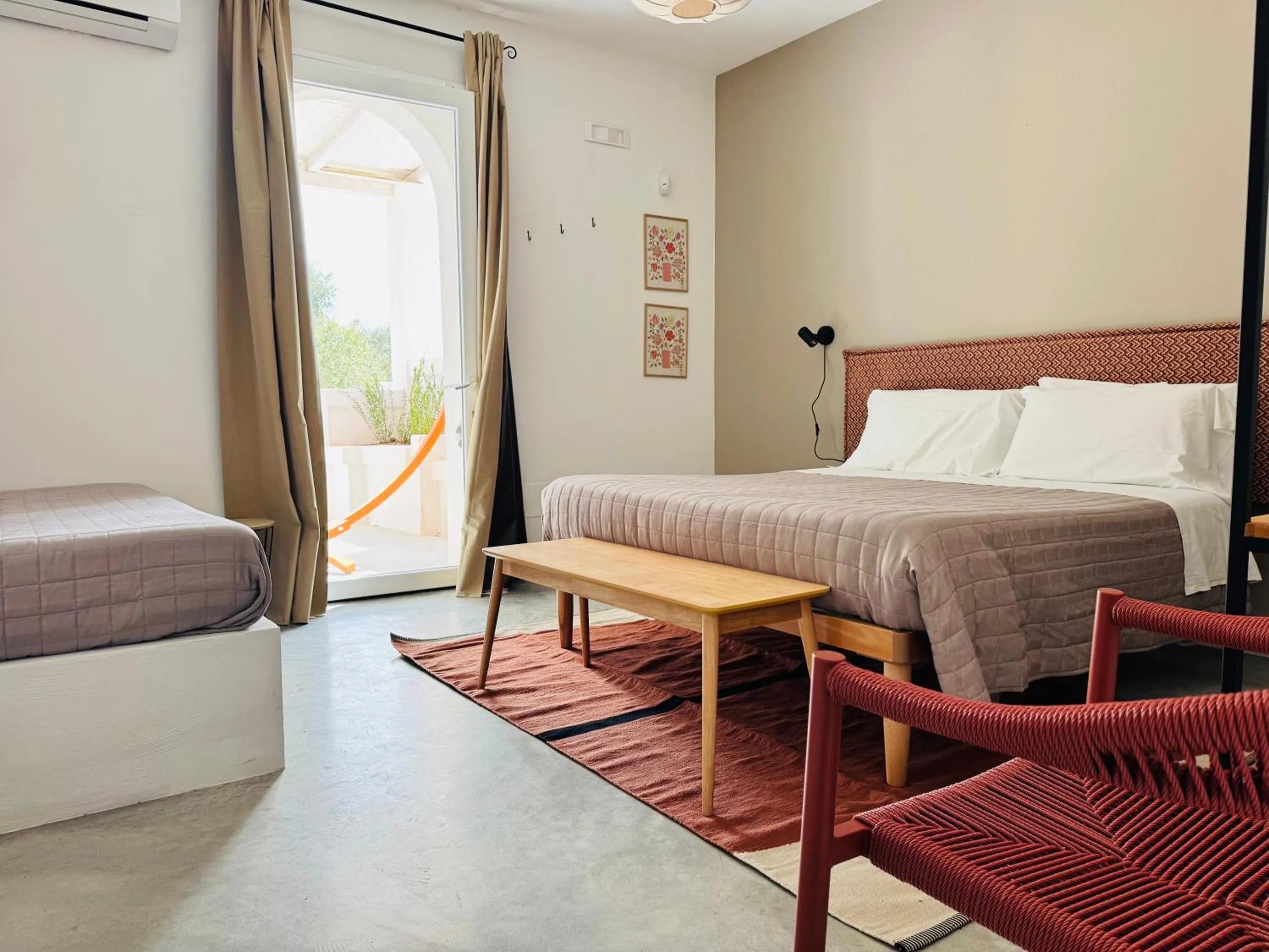 Bed in Tenuta Amostuni-Country House