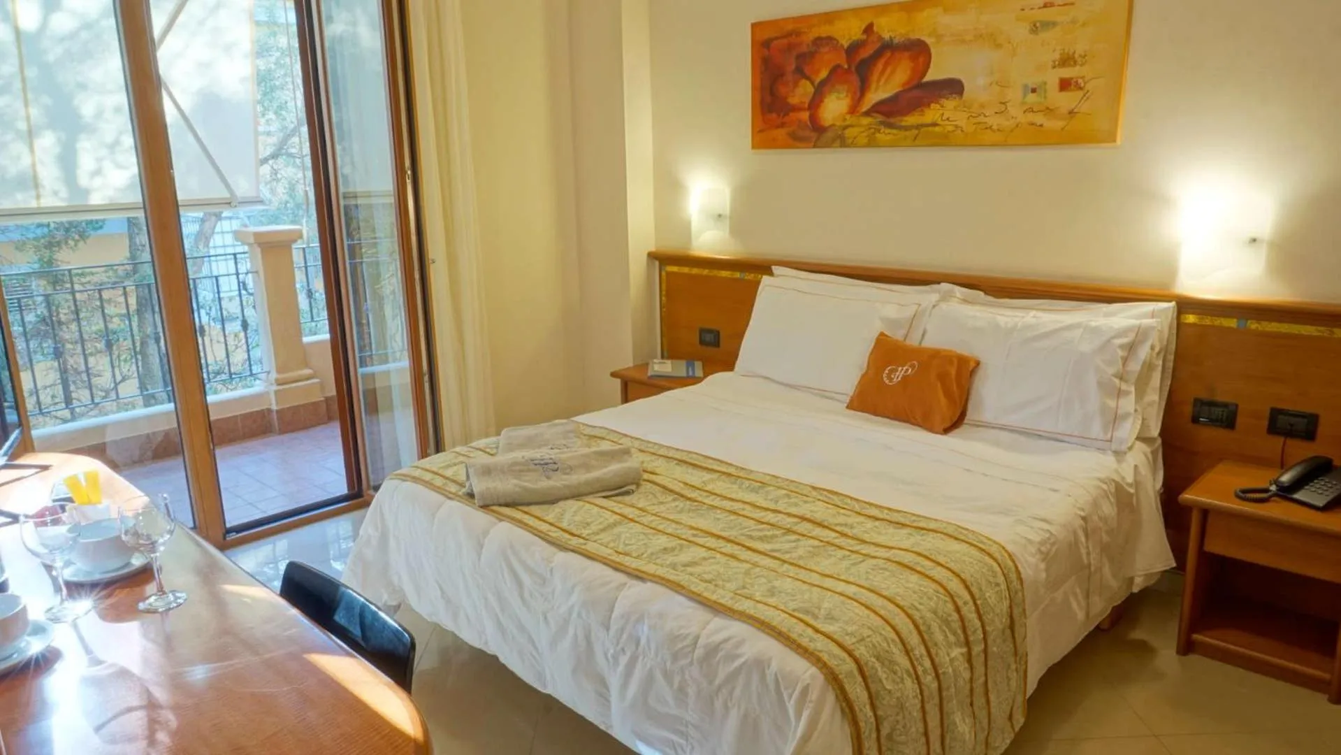 Bed in Hotel Residence Piccolo