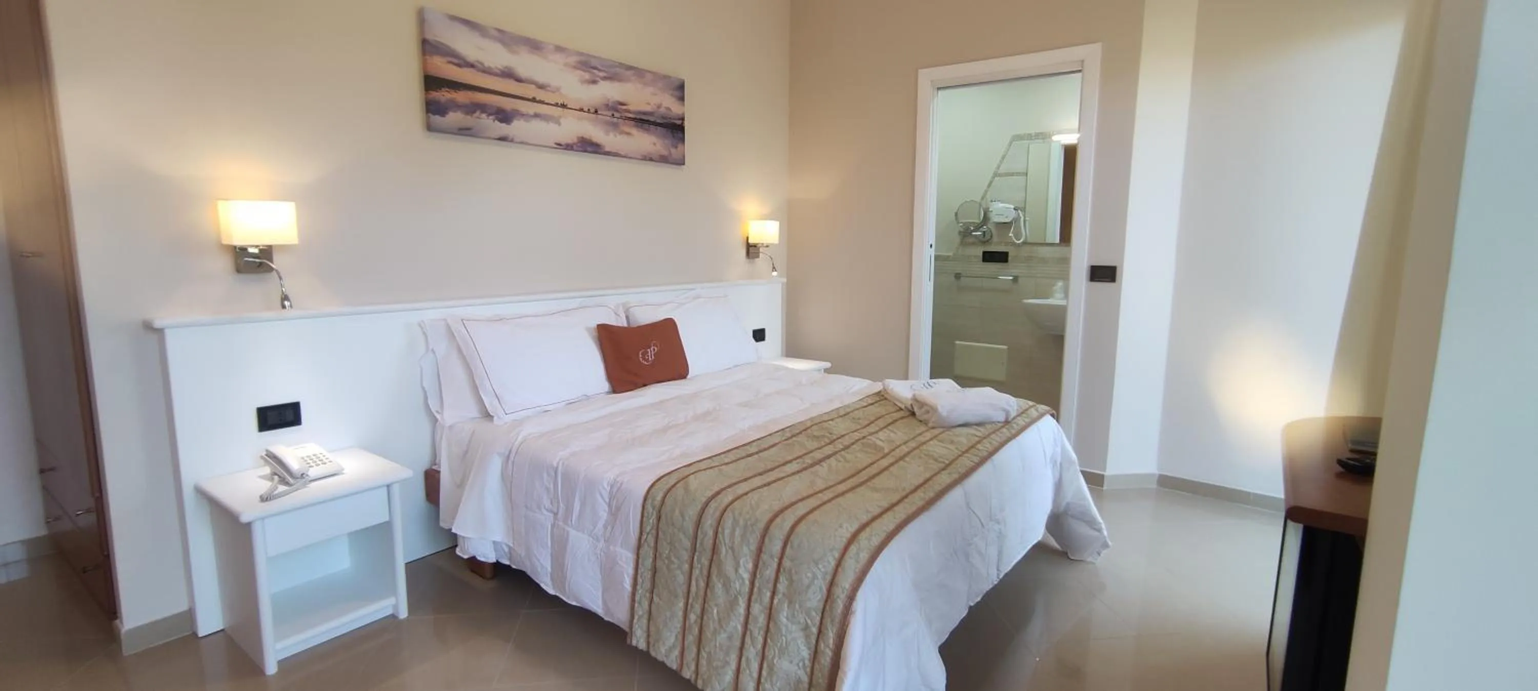 Bed in Hotel Residence Piccolo