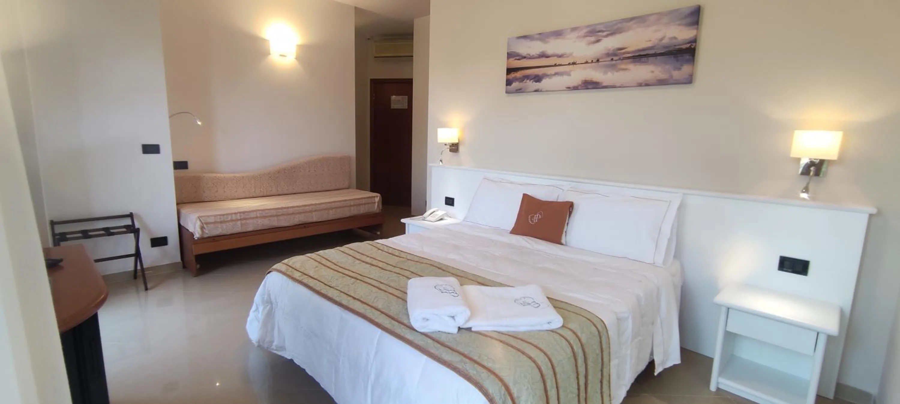 Bed in Hotel Residence Piccolo