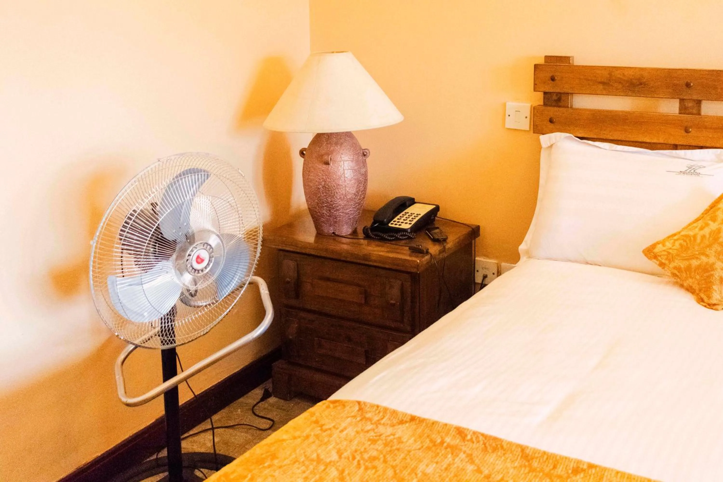 Bed in Mountains of the Moon Hotel Fort Portal