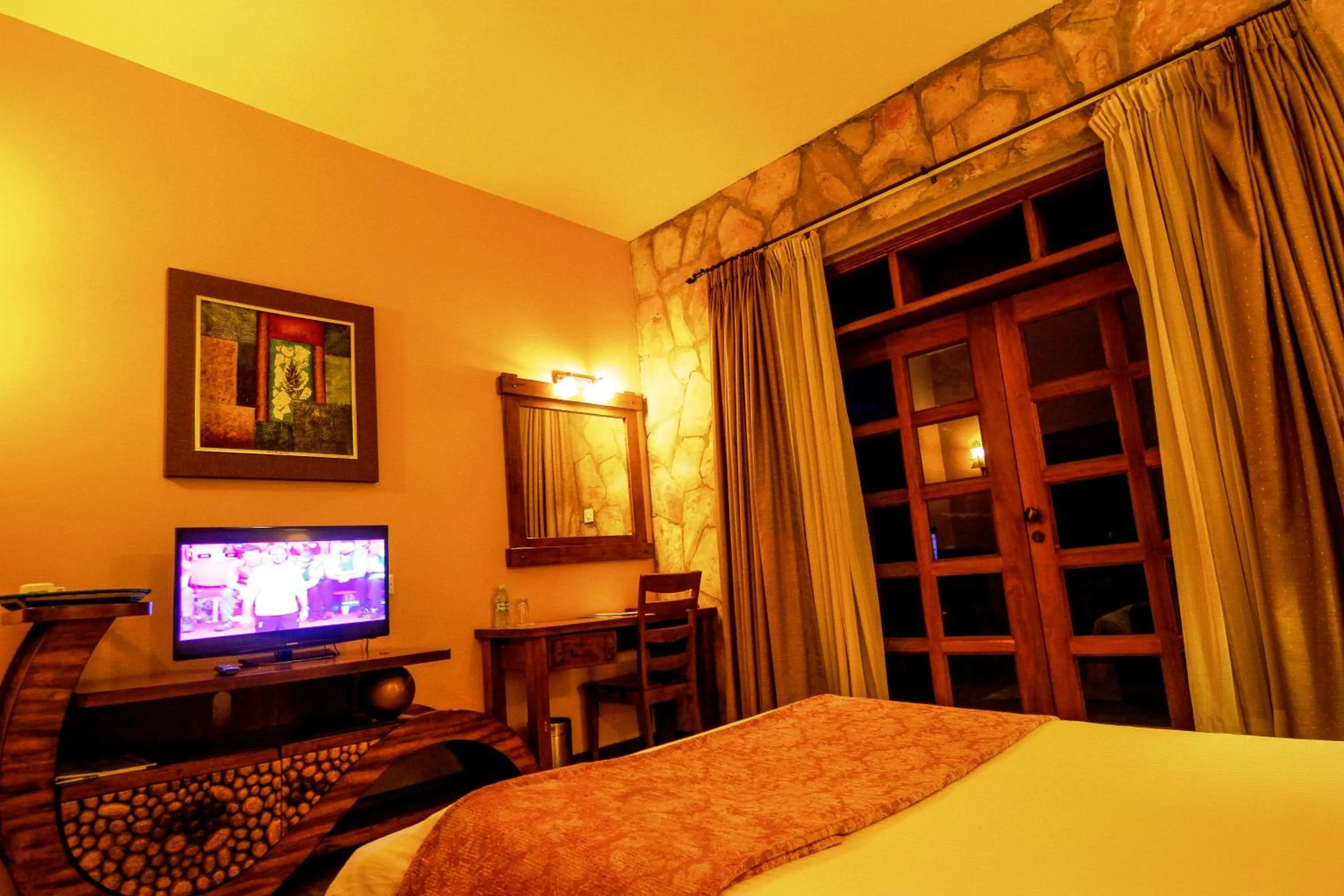 Bed in Mountains of the Moon Hotel Fort Portal