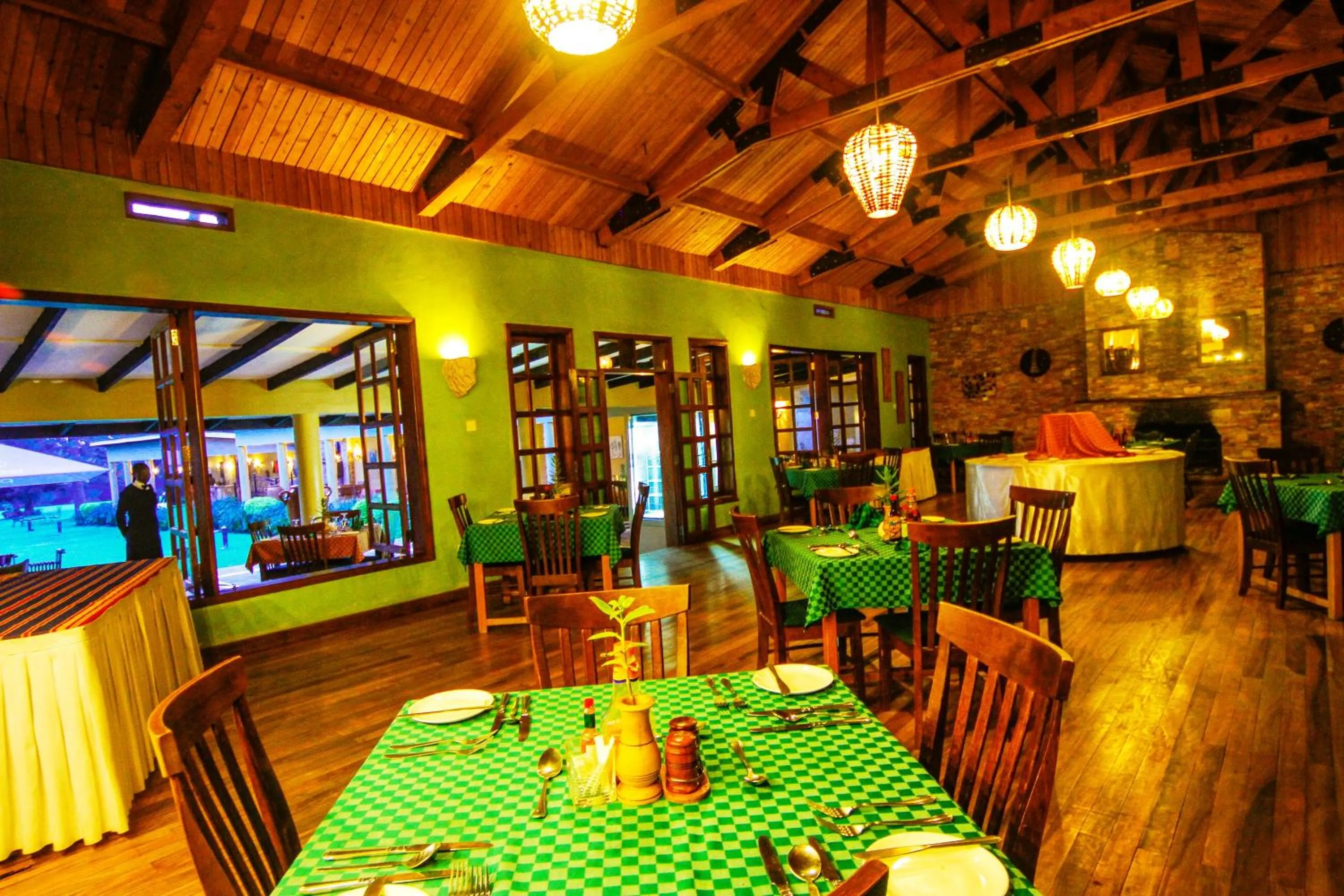 Restaurant/places to eat in Mountains of the Moon Hotel Fort Portal