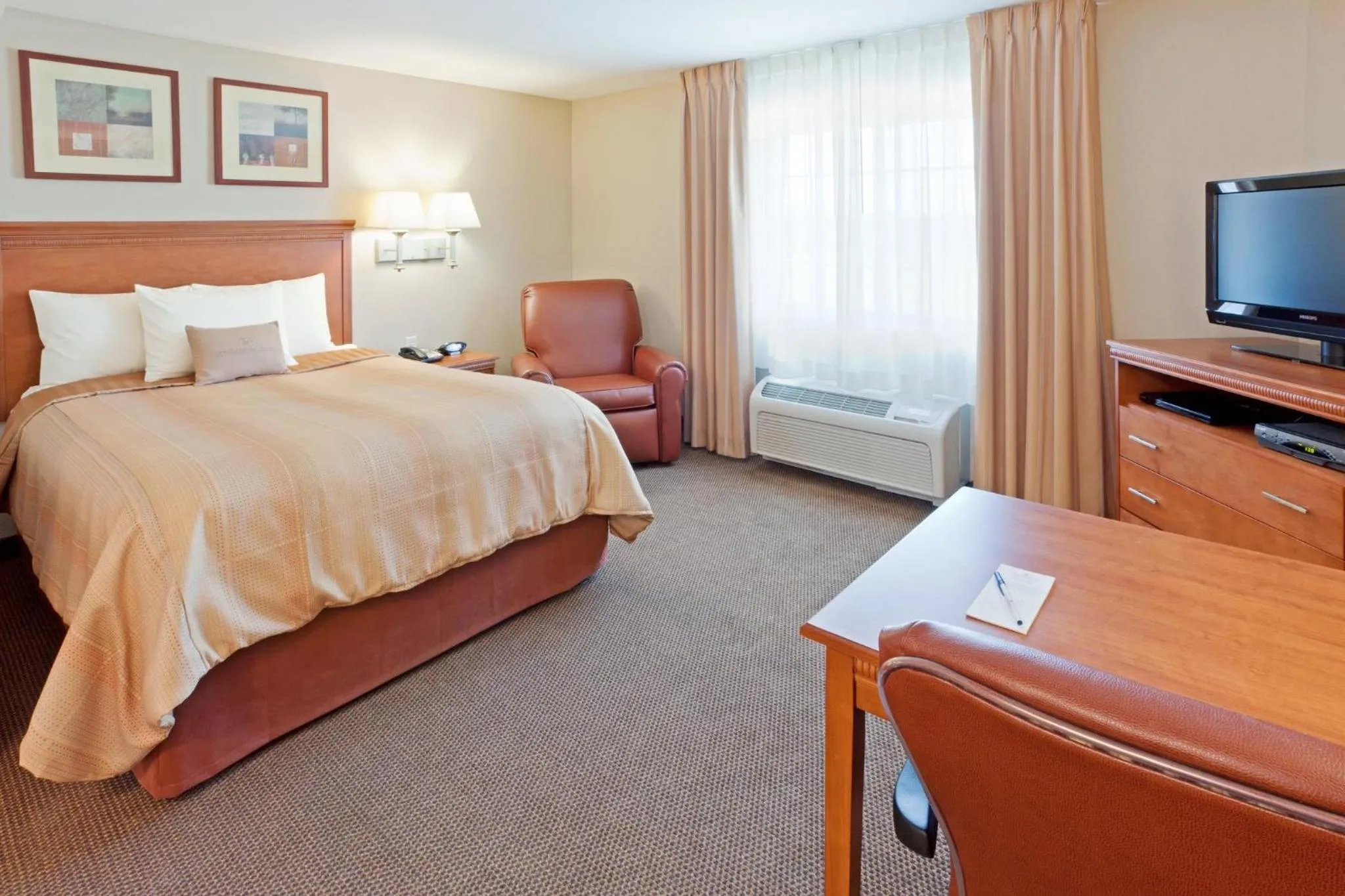Photo of the whole room, Bed in Candlewood Suites Watertown Fort Drum by IHG
