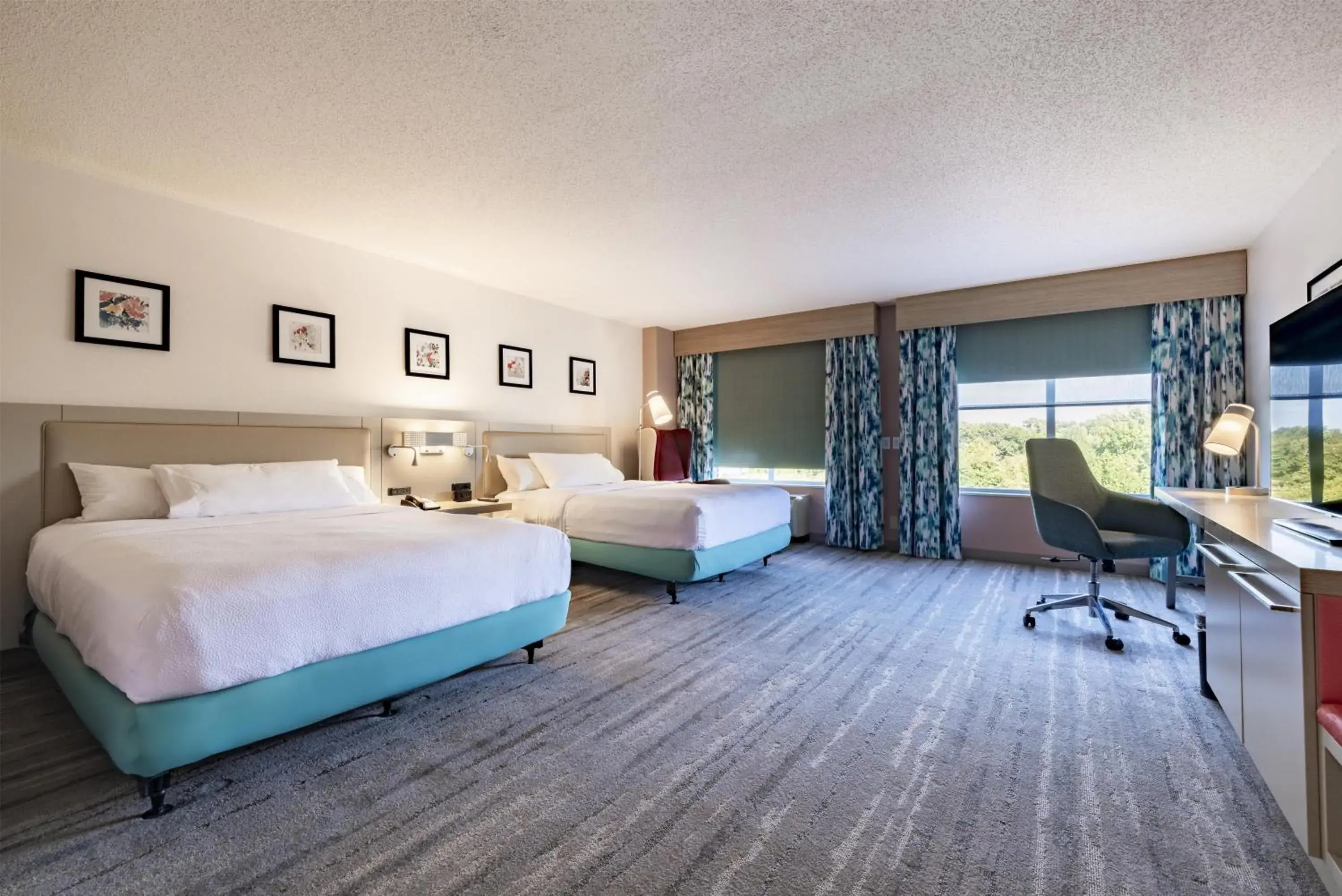 Queen Room with Two Queen Beds and Roll-In Shower - Mobility Access in Hilton Garden Inn Albany Queen Room with Two Queen Beds and Roll-In Shower - Mobility Access in Hilton Garden Inn Albany