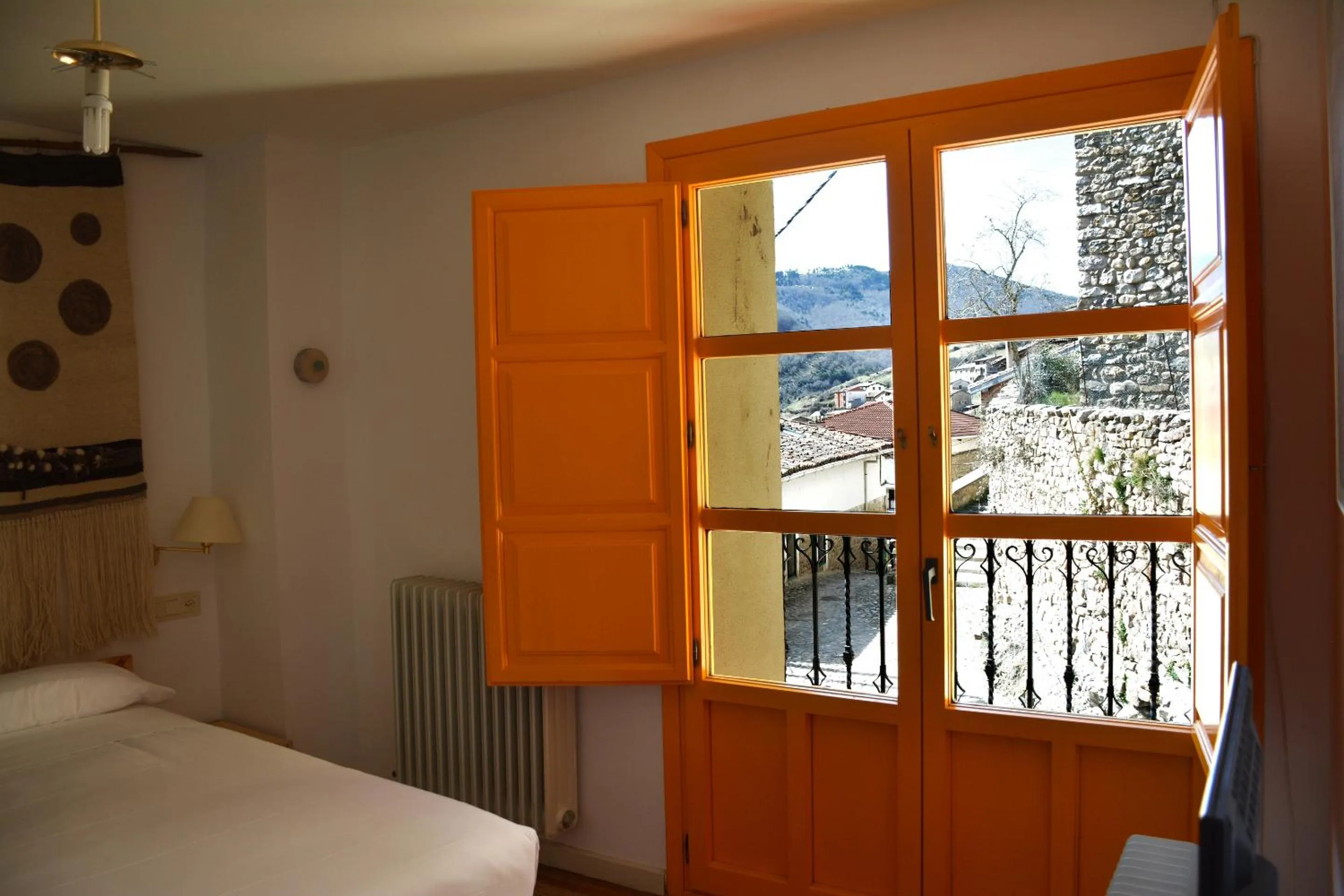 Decorative detail, Bed in Posada Hoyos de Iregua
