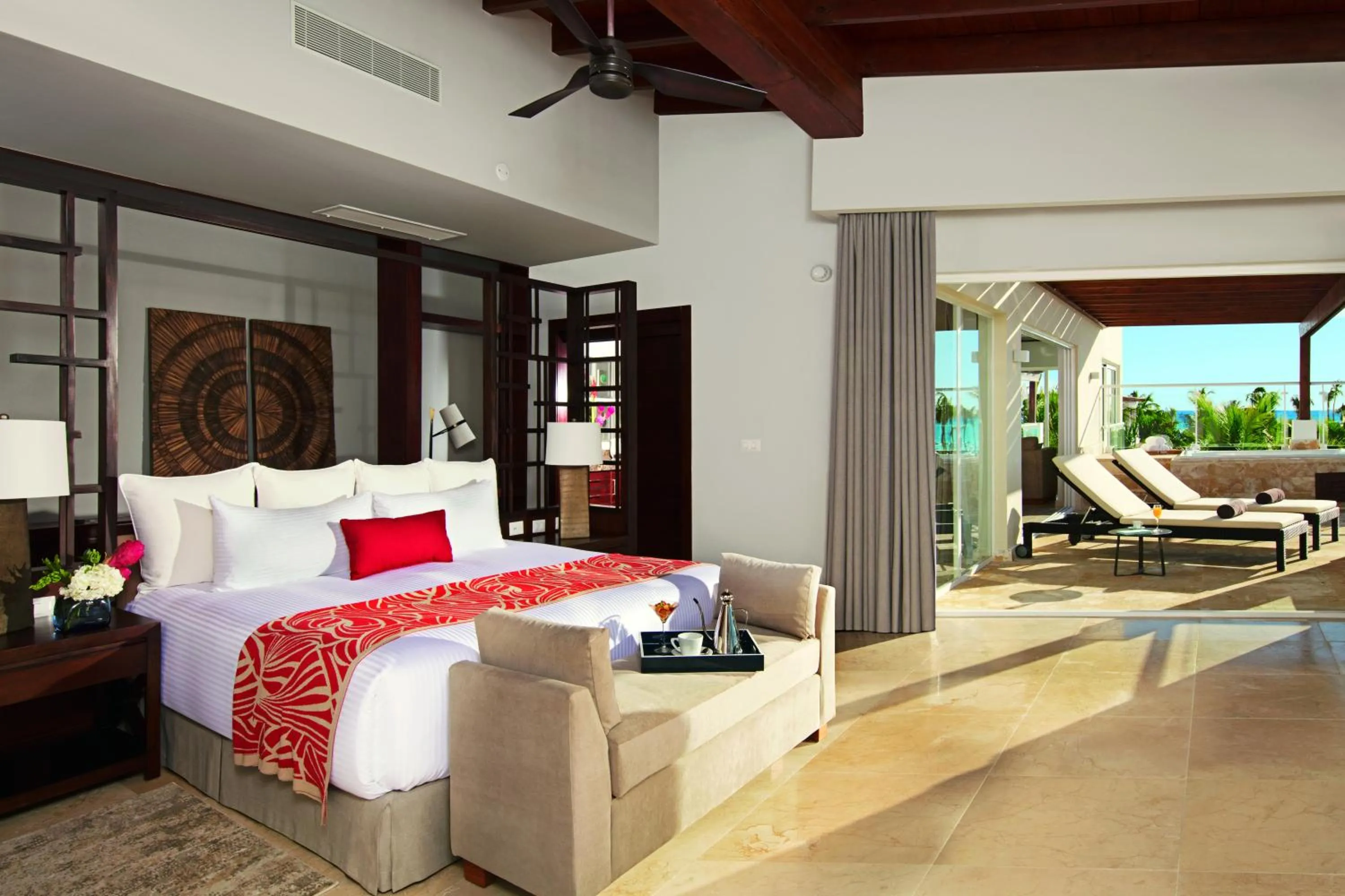 Sea view, Bed in Dreams Dominicus La Romana Resort & Spa