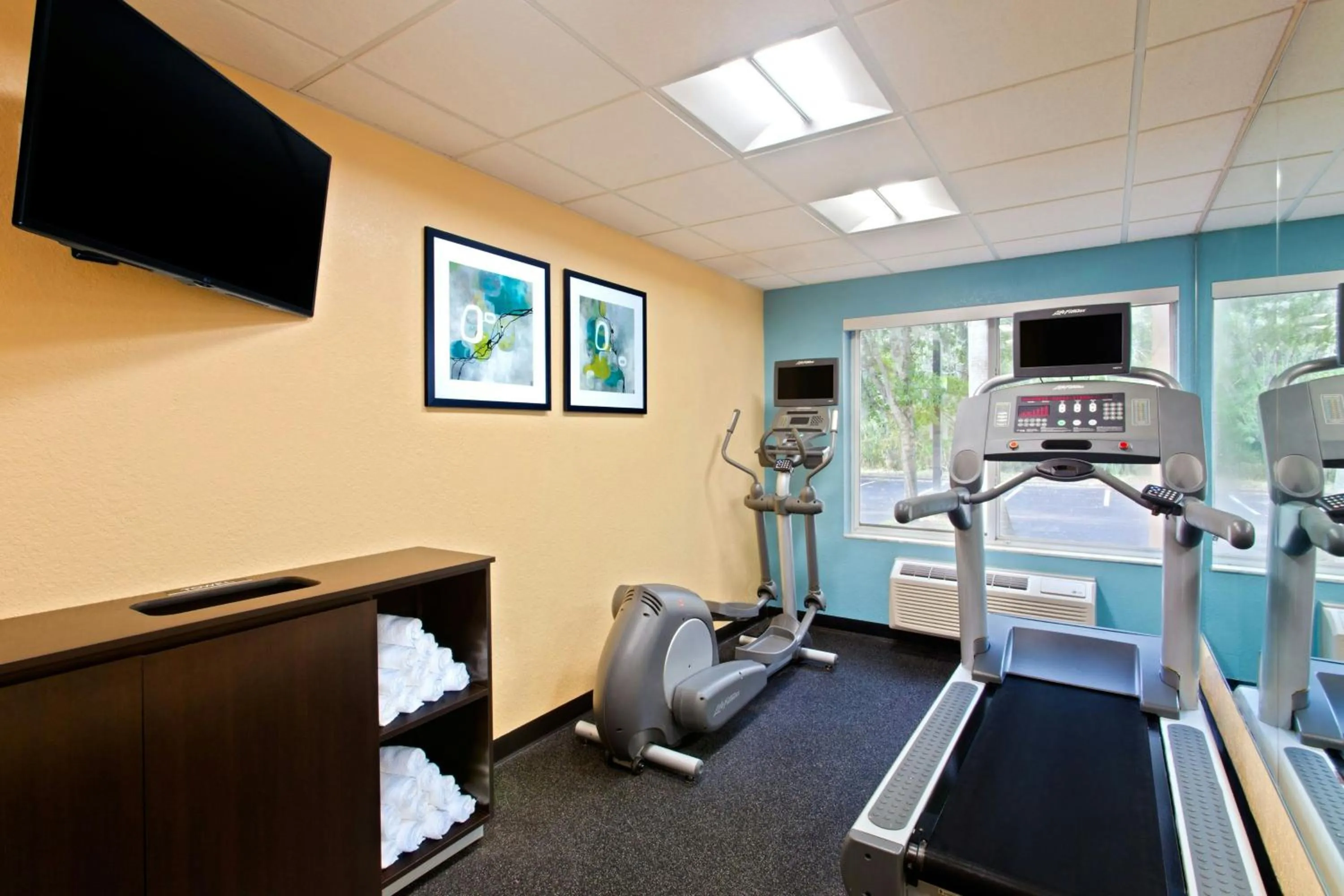 Fitness centre/facilities in Fairfield Inn and Suites by Marriott Tampa Brandon