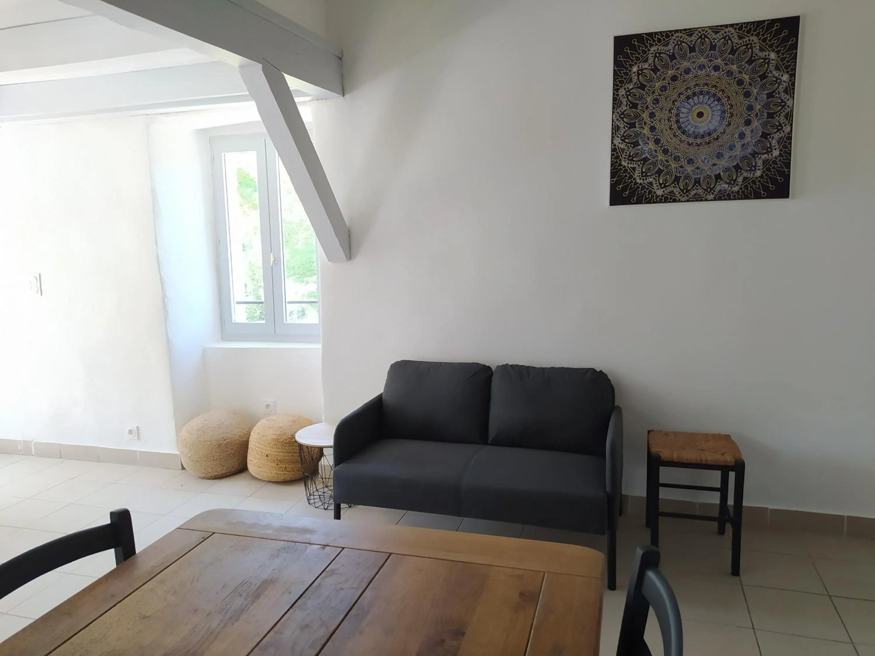 Living room in La Maison du Chassezac