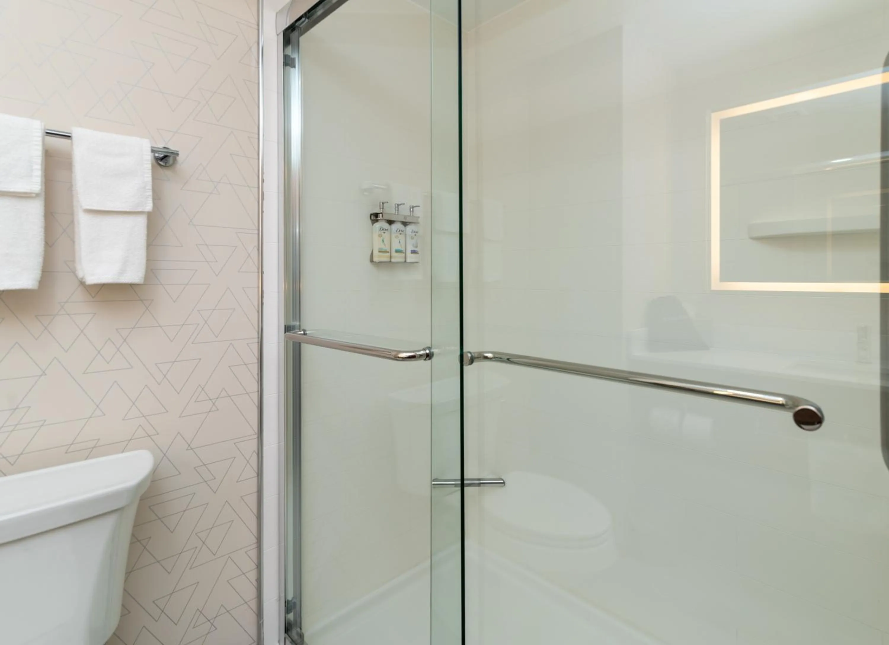 Shower in Holiday Inn Express Hotel & Suites Hampton South-Seabrook by IHG