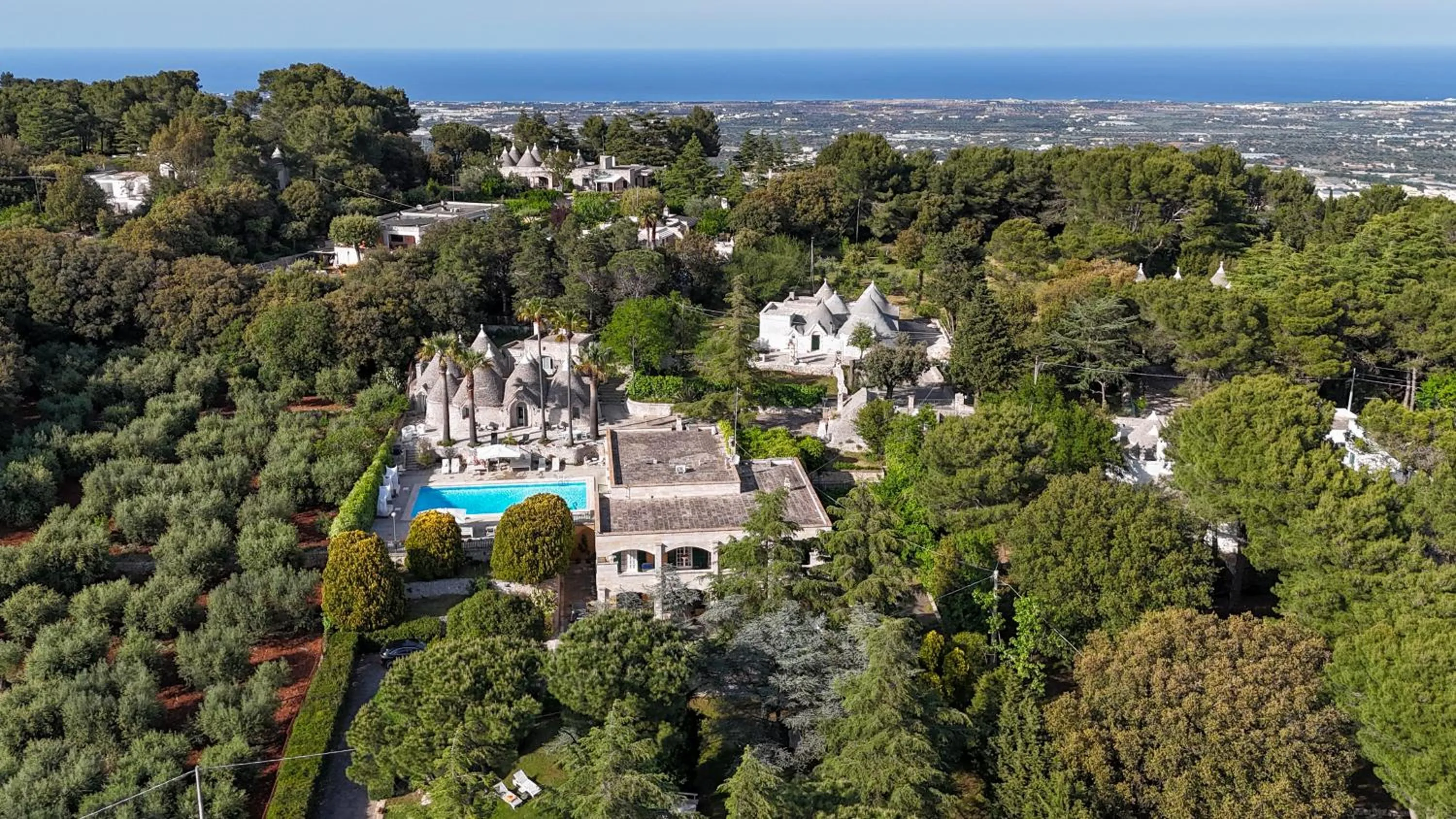 Bird's eye view in Villa Pesce