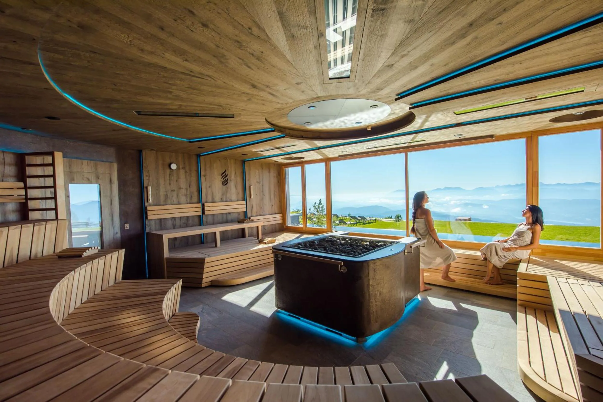 Sauna in Mountain Resort Feuerberg