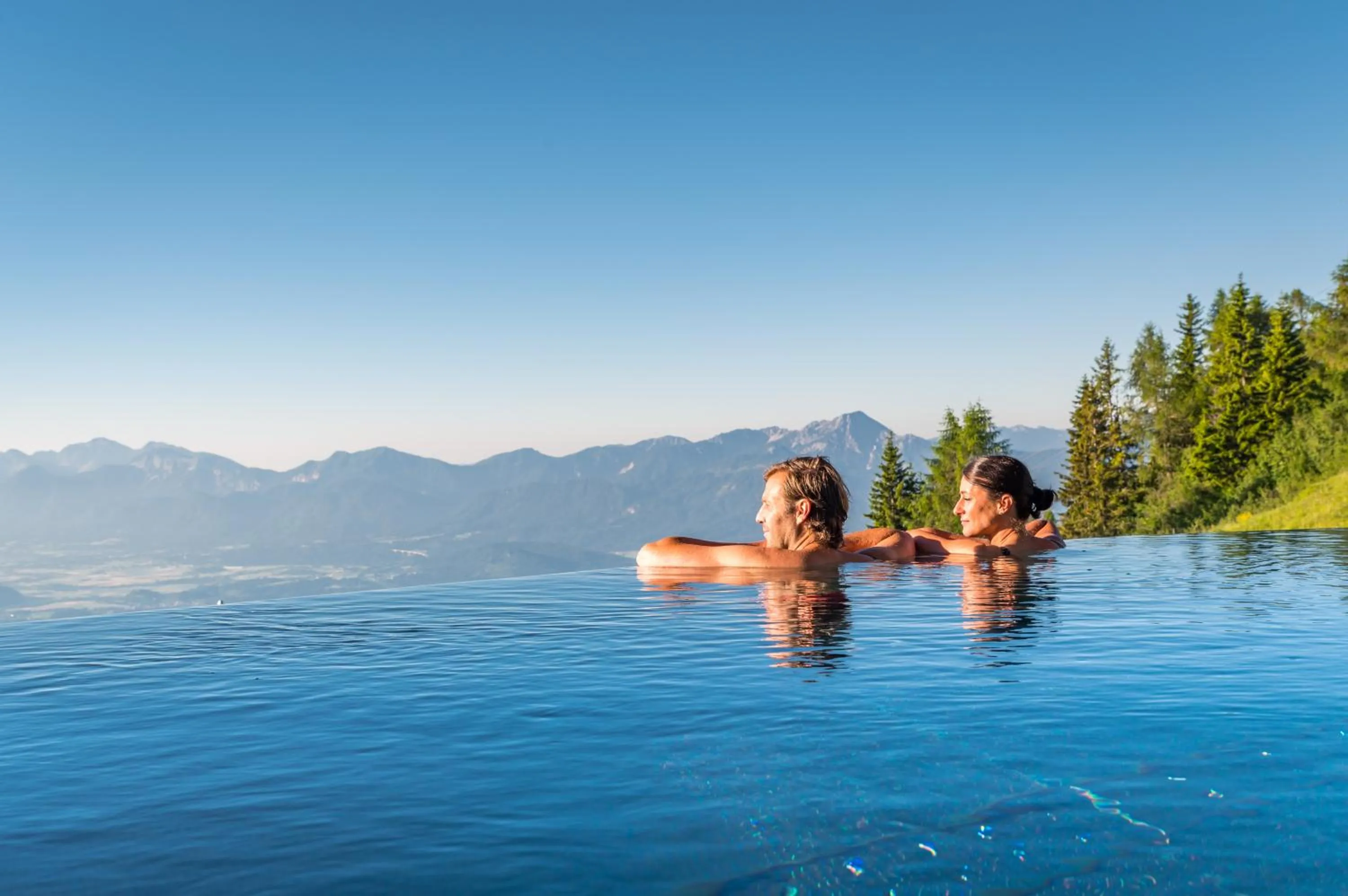 People in Mountain Resort Feuerberg