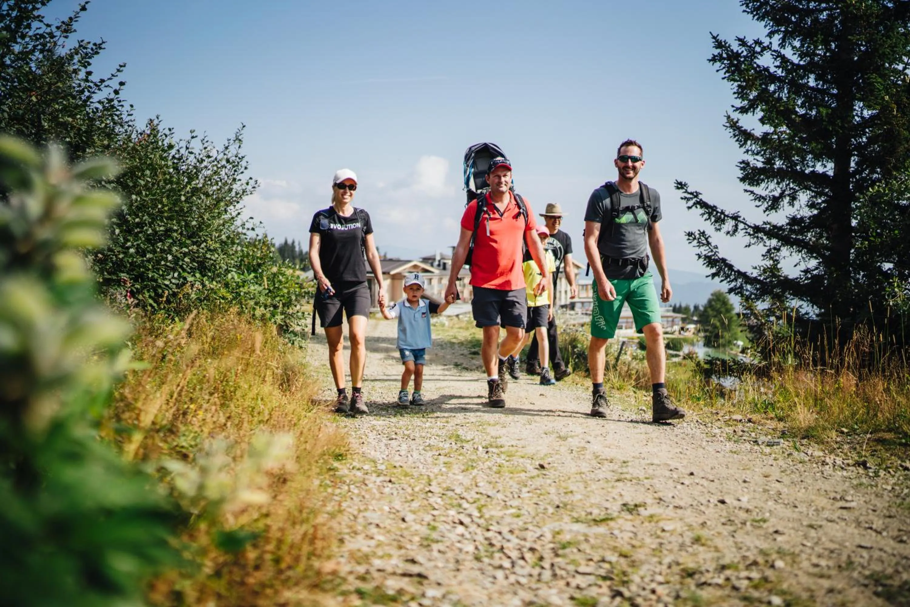 Hiking in Mountain Resort Feuerberg