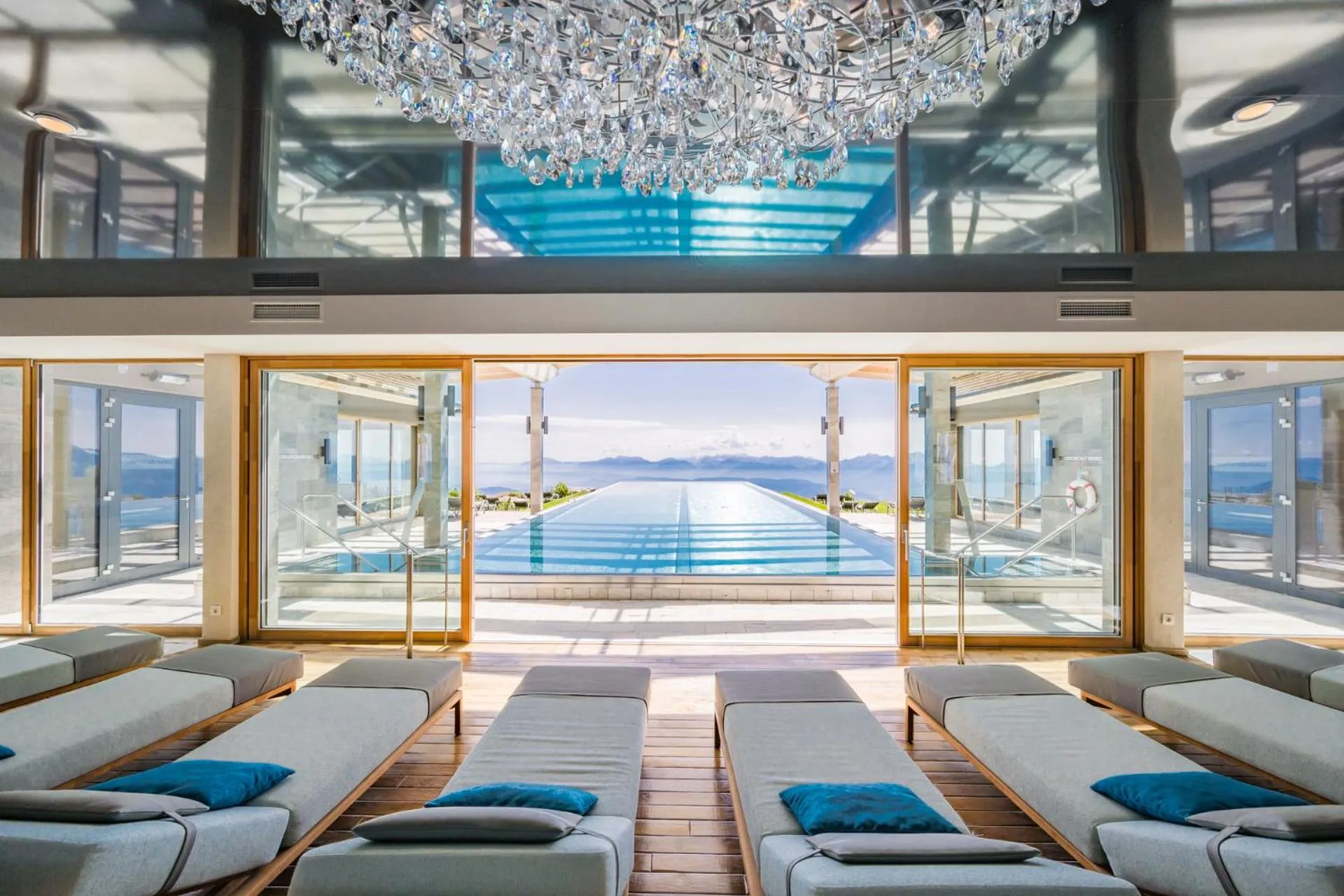 Swimming pool in Mountain Resort Feuerberg