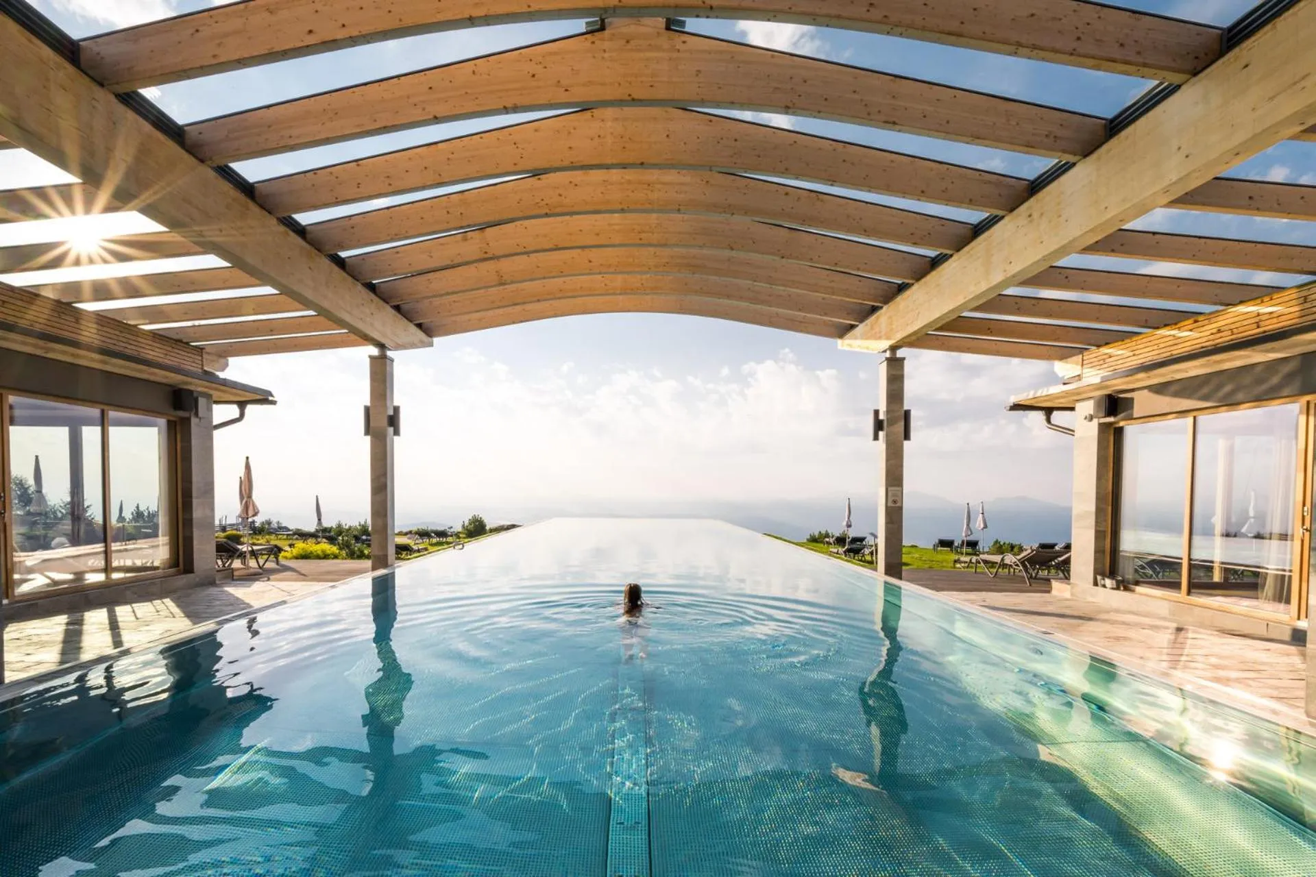 Swimming pool in Mountain Resort Feuerberg
