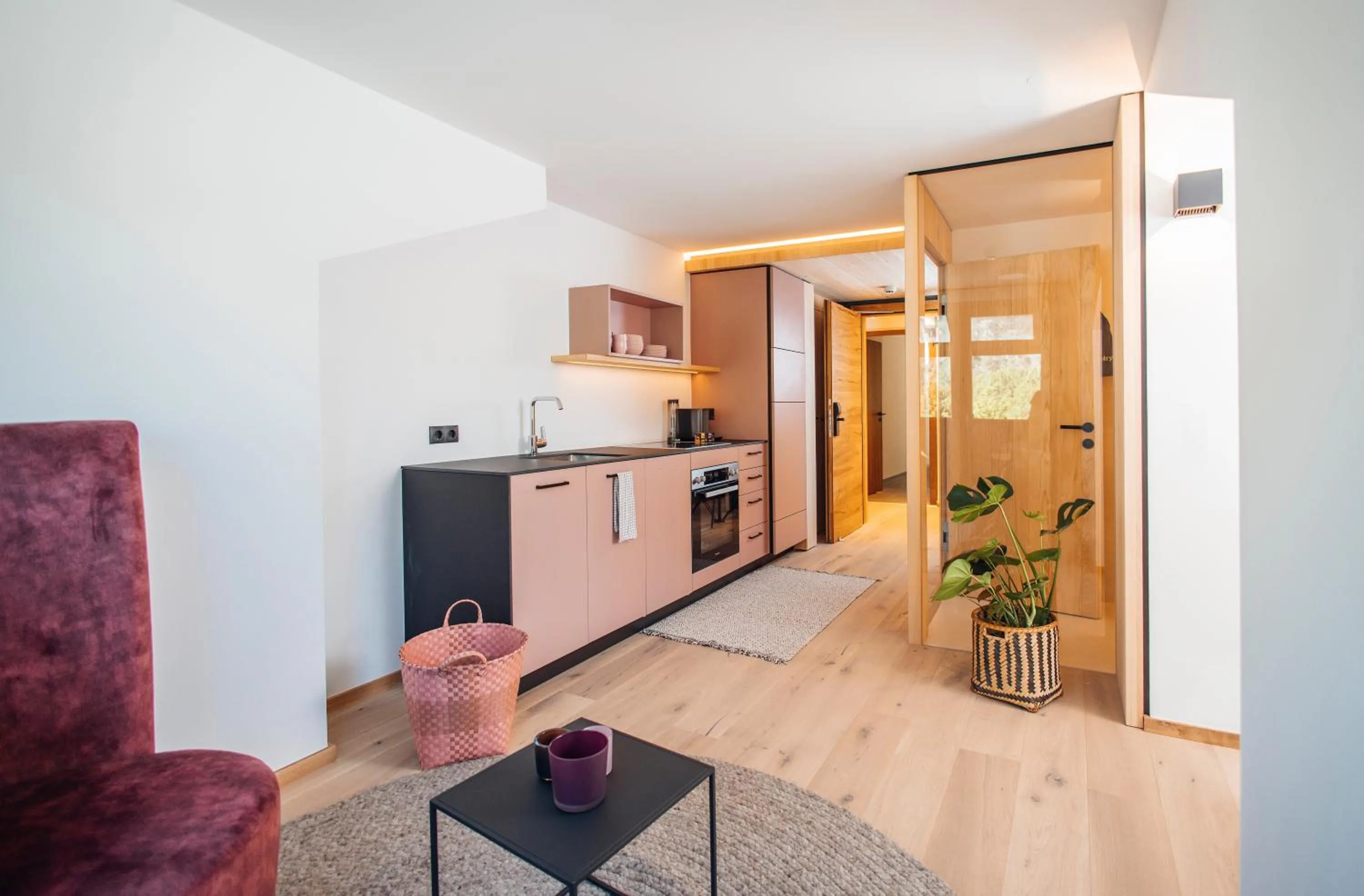 Kitchen or kitchenette in Hotel Gasthof Hirschentenne